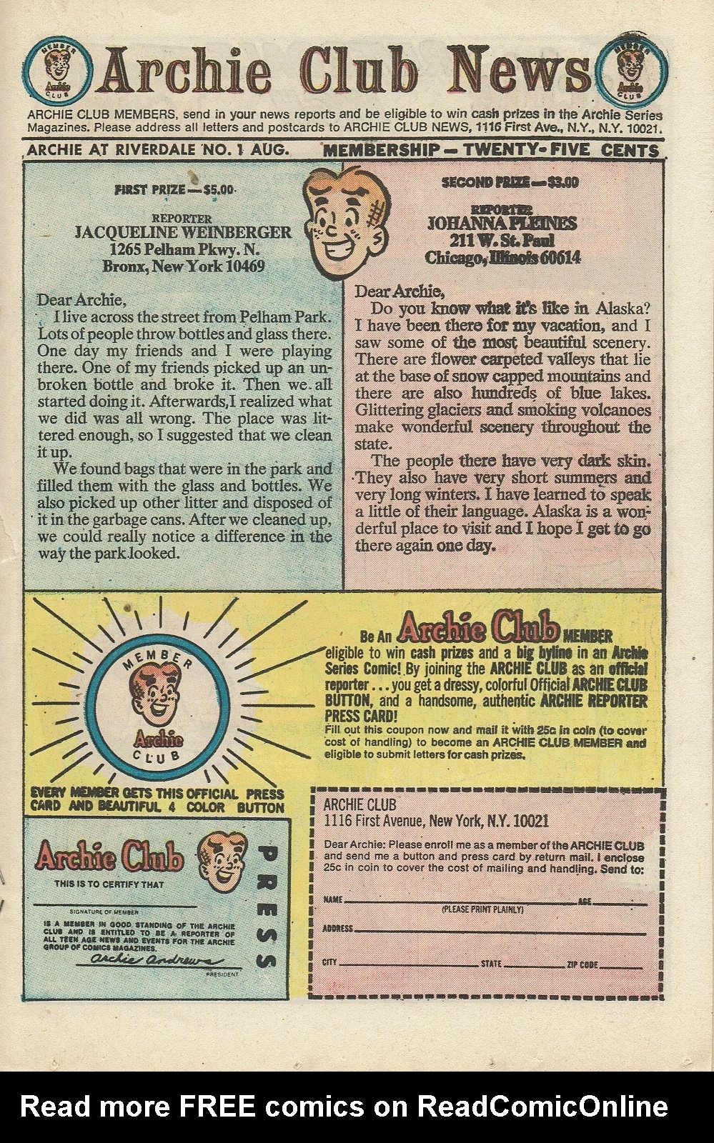 Read online Archie at Riverdale High (1972) comic -  Issue #1 - 18