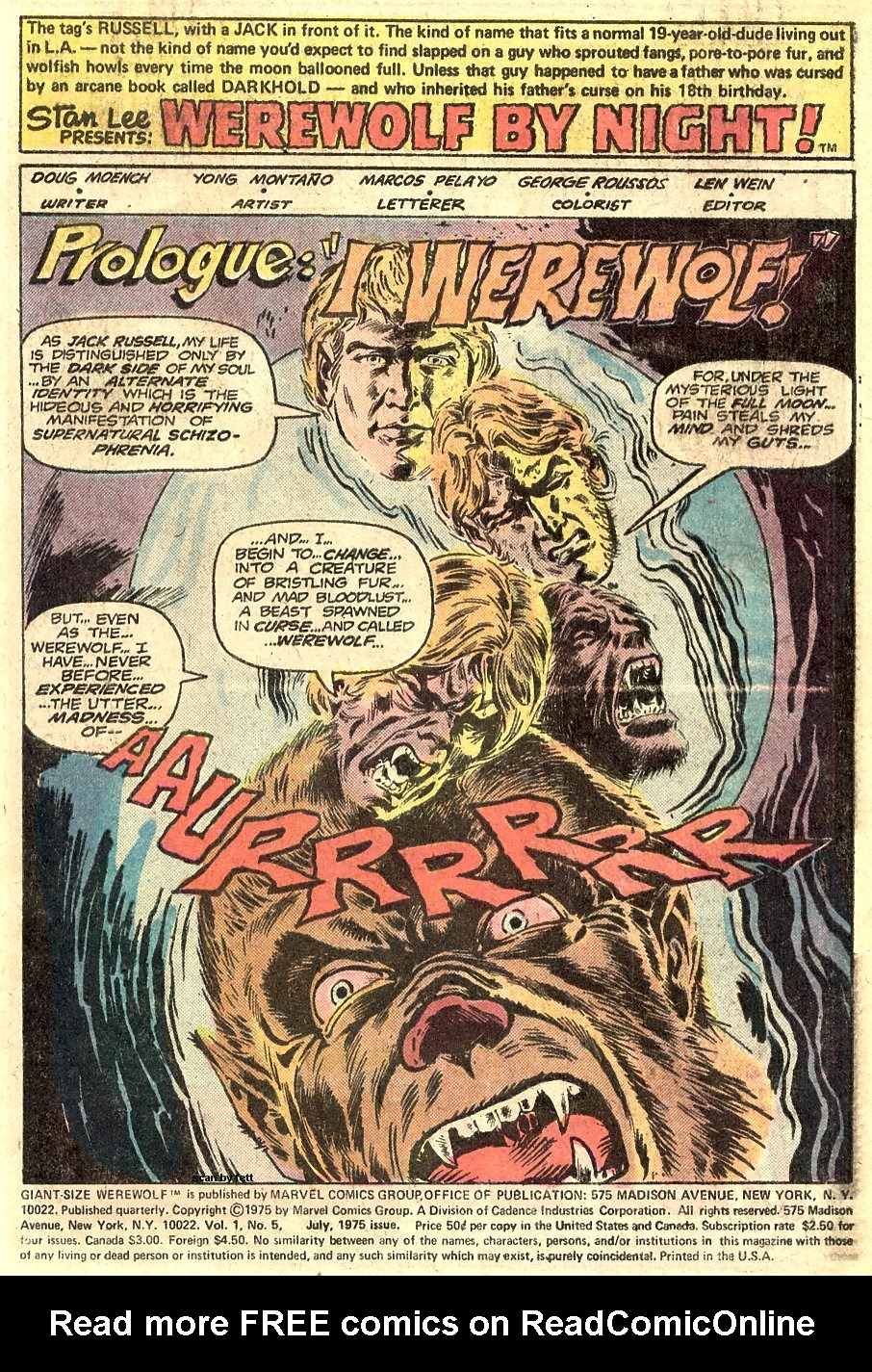 Read online Giant-Size Werewolf comic -  Issue #5 - 3