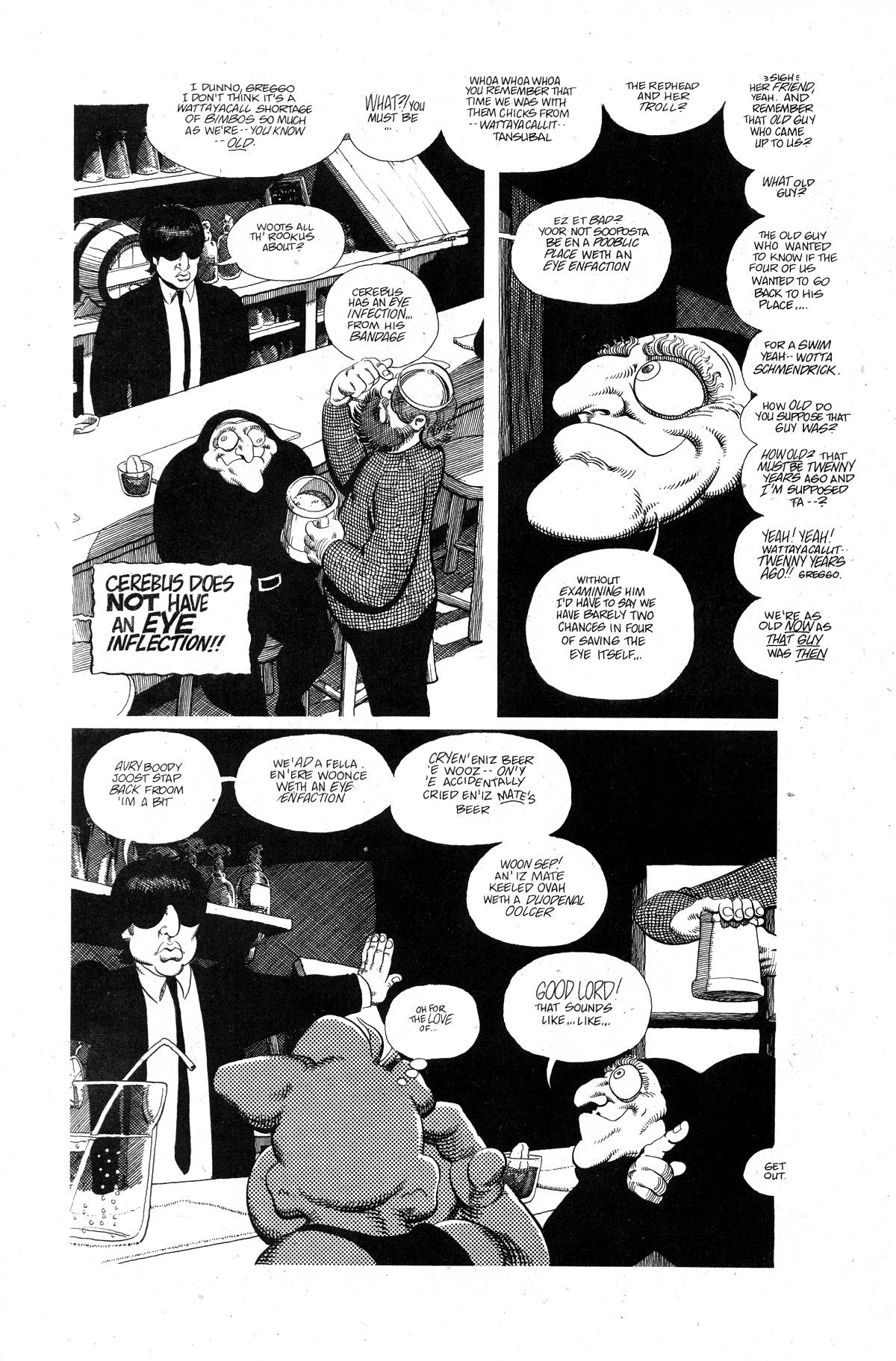 Read online Cerebus comic -  Issue #206 - 9