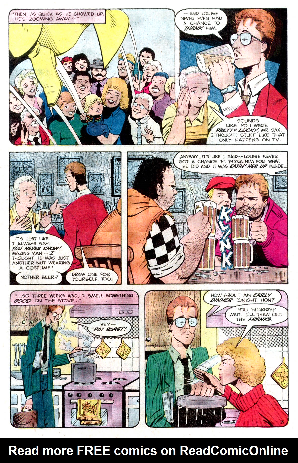 Read online 'Mazing Man comic -  Issue #3 - 22