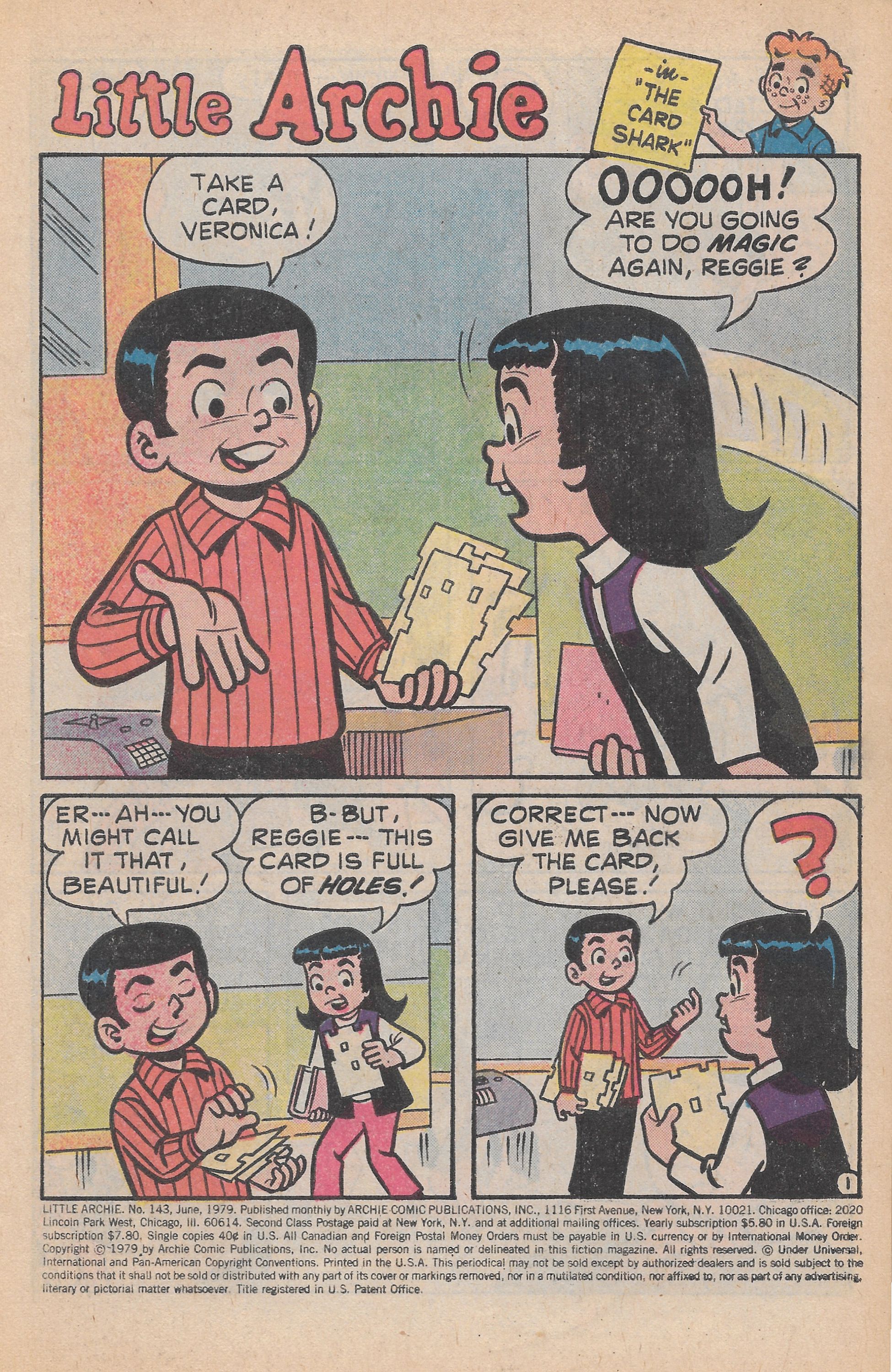 Read online The Adventures of Little Archie comic -  Issue #143 - 3