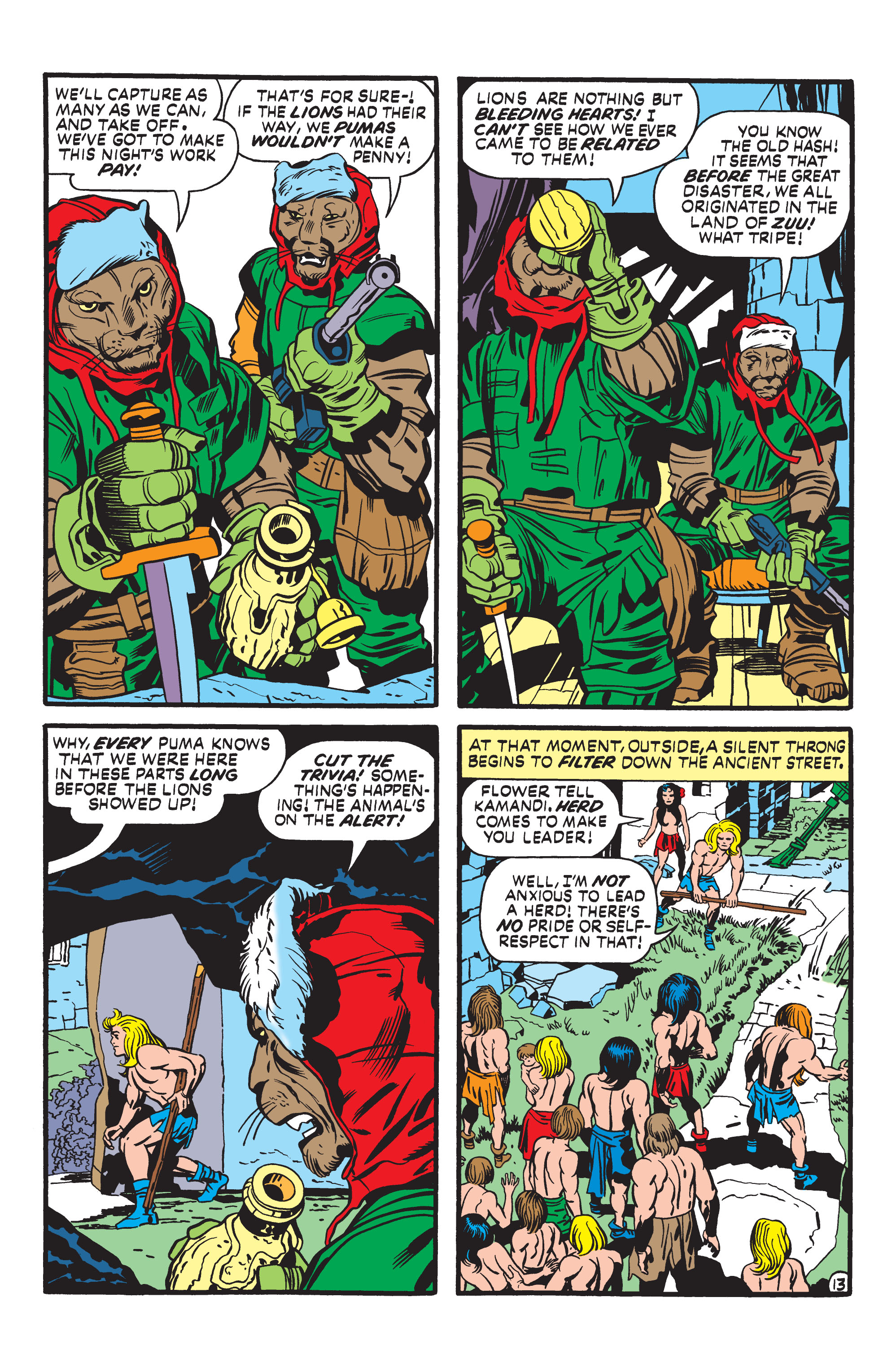 Read online Kamandi, The Last Boy On Earth comic -  Issue #6 - 13