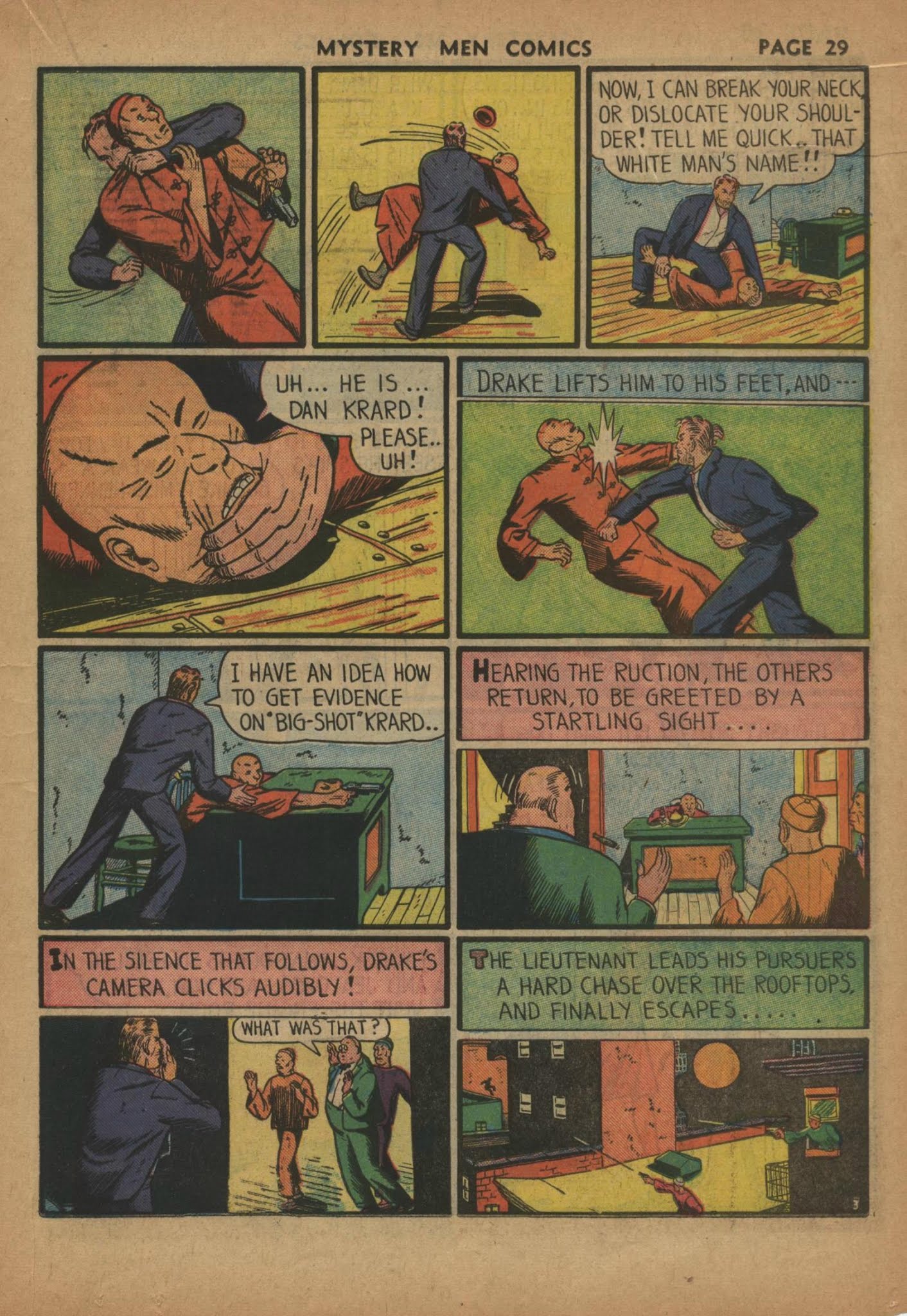Read online Mystery Men Comics comic -  Issue #5 - 31