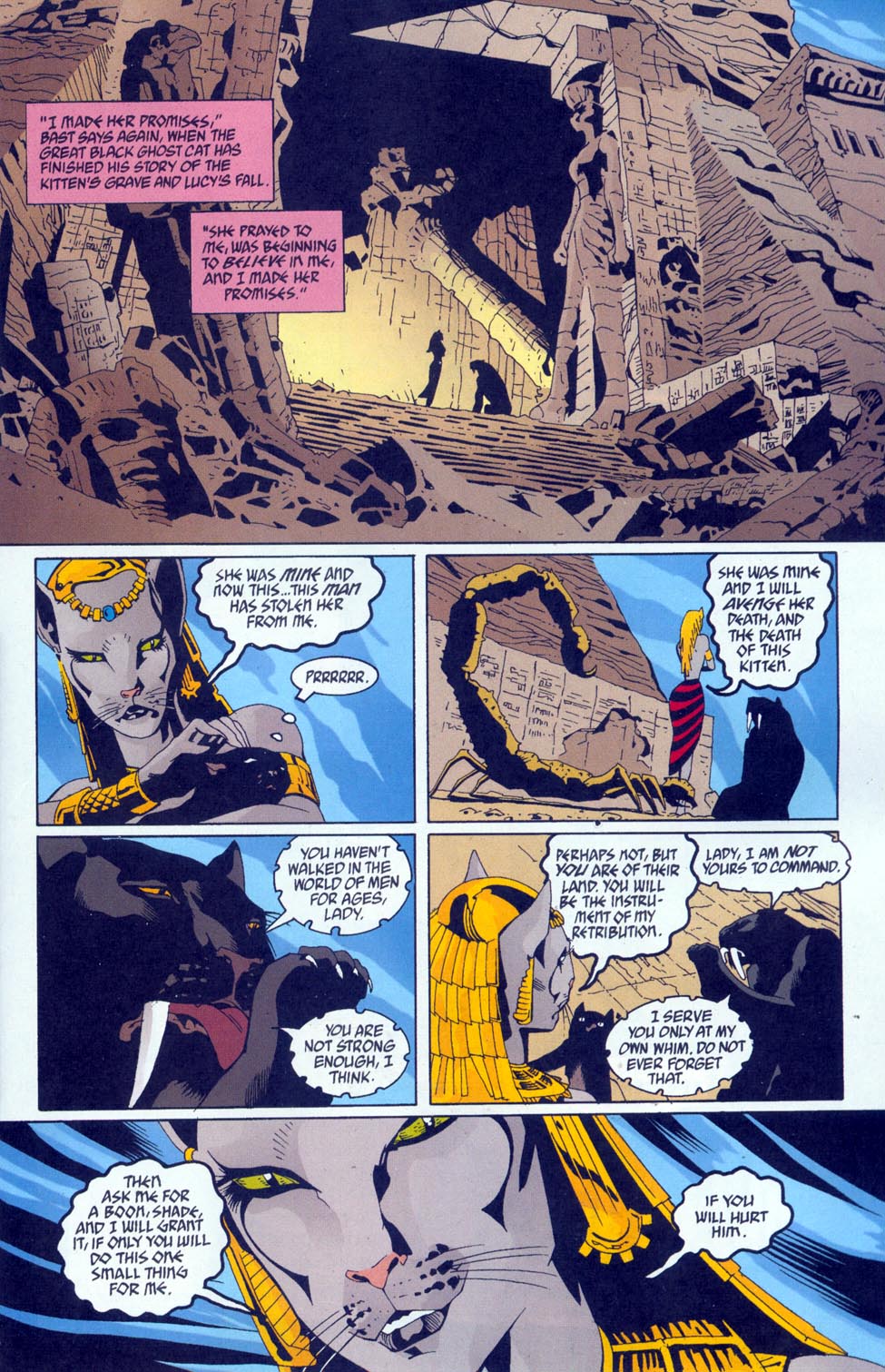 Read online Sandman Presents: Bast comic -  Issue #2 - 8
