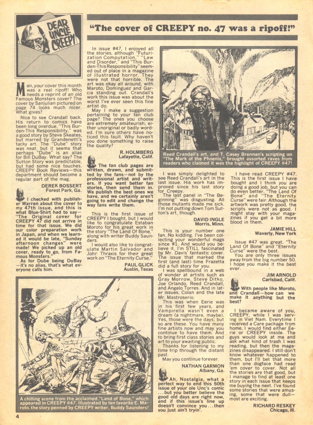 Read online Creepy (1964) comic -  Issue #50 - 4