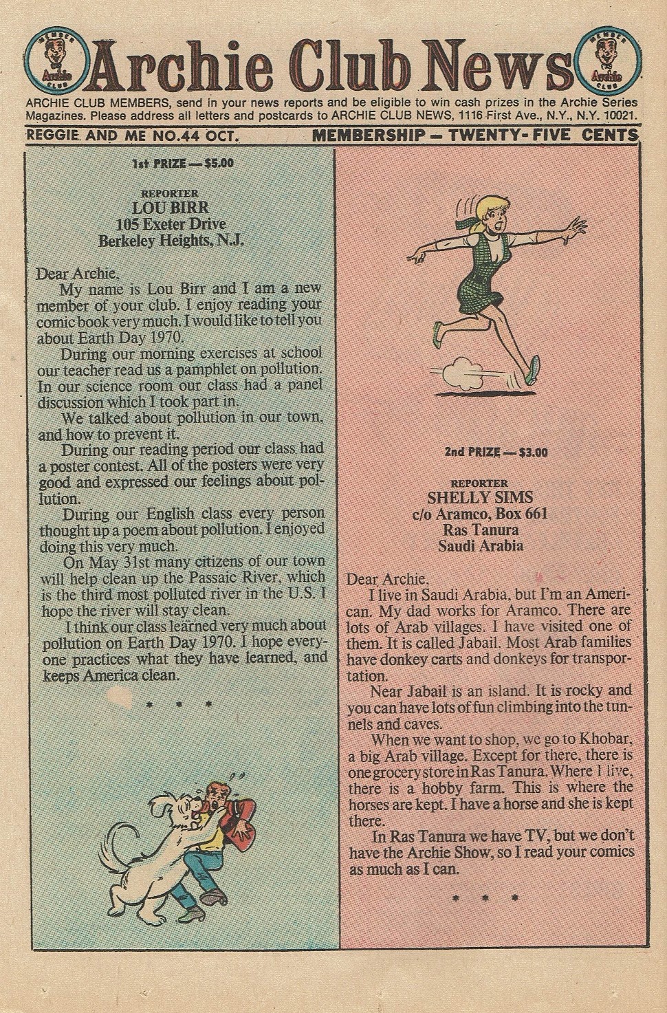 Read online Reggie and Me (1966) comic -  Issue #44 - 25