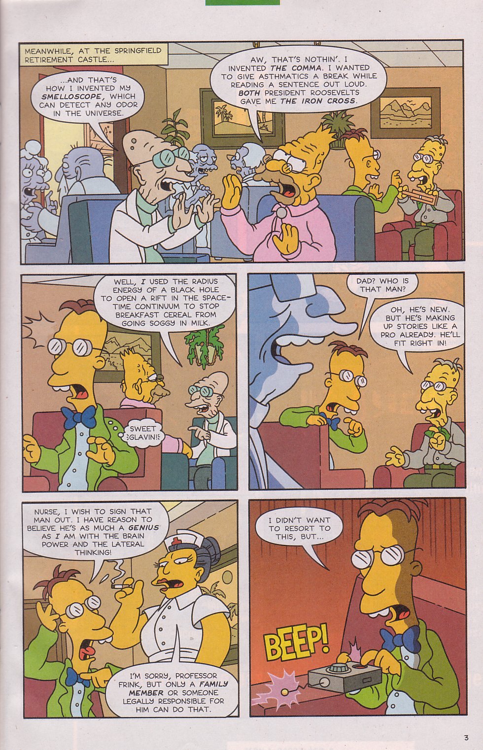 Read online The Futurama/Simpsons Infinitely Secret Crossover Crisis comic -  Issue #2 - 6