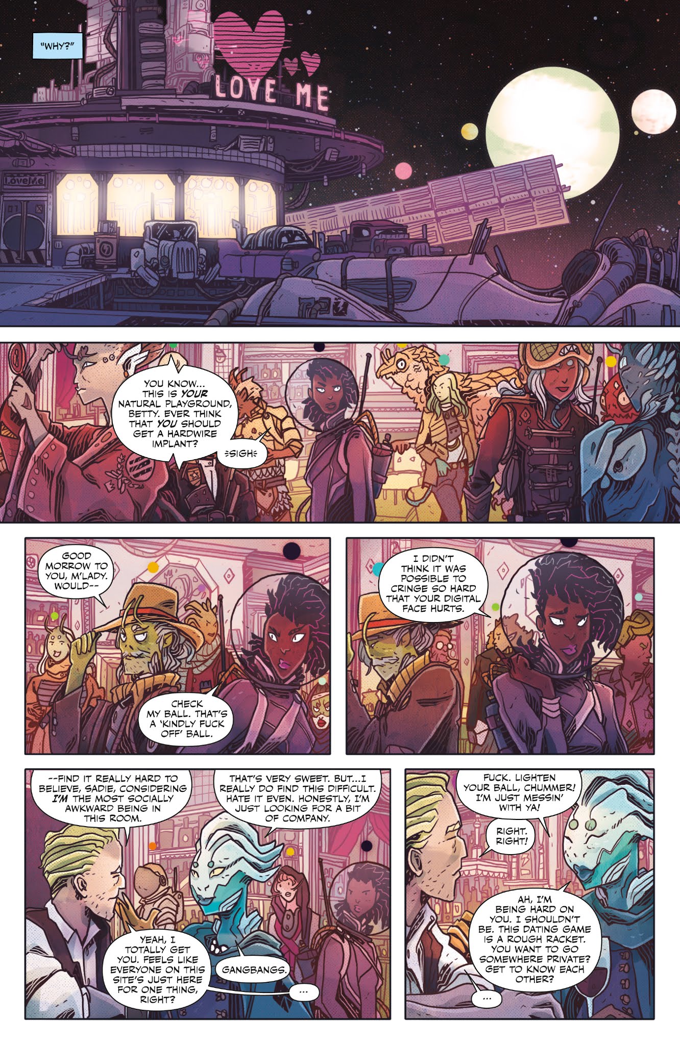 Read online Rat Queens Special: Neon Static comic -  Issue # Full - 17