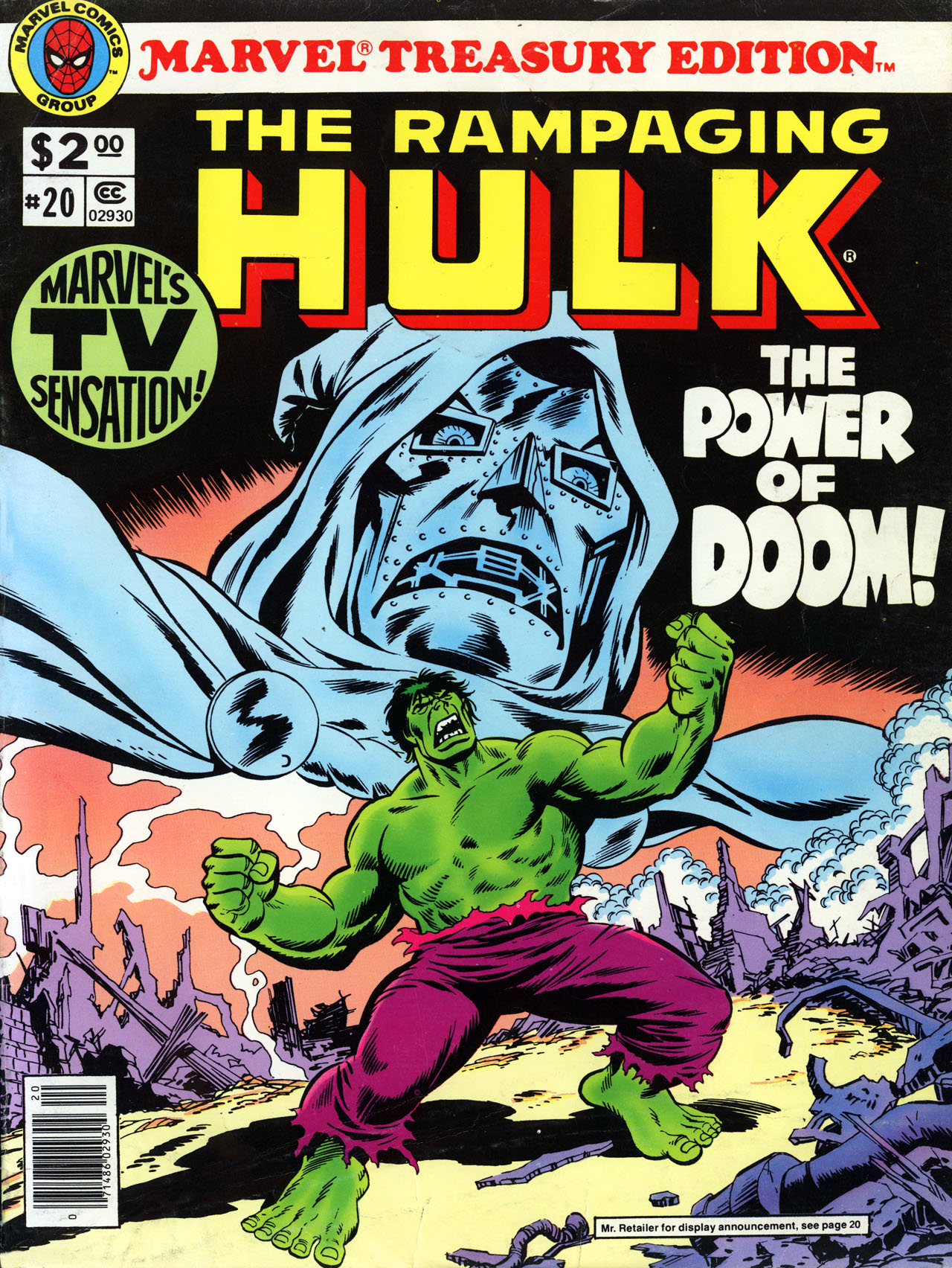 Read online Marvel Treasury Edition comic -  Issue #20 - 1