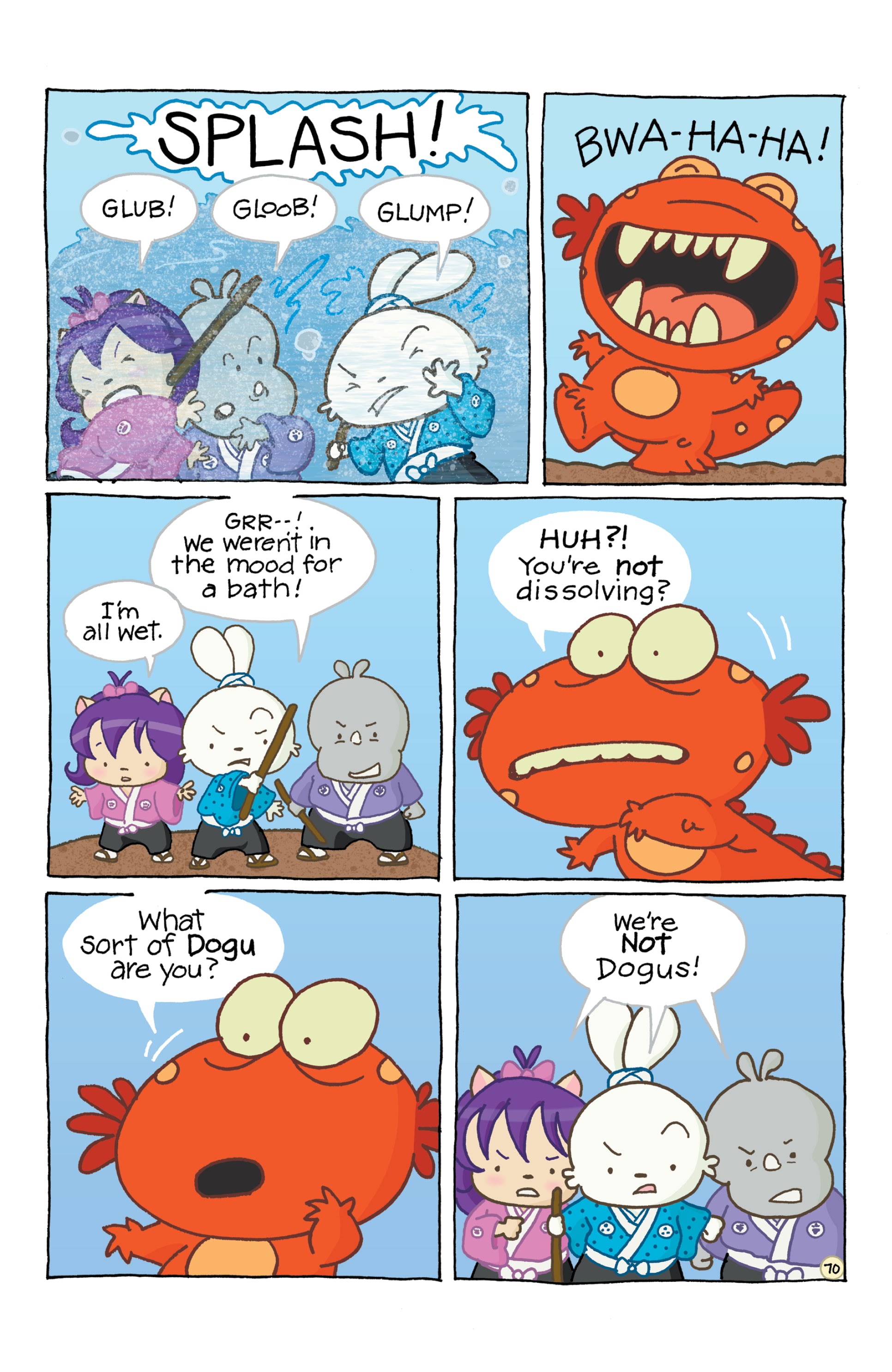Read online Chibi-Usagi: Attack of the Heebie Chibis comic -  Issue # TPB - 74