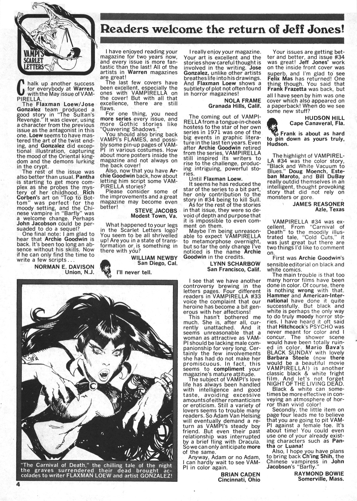 Read online Vampirella (1969) comic -  Issue #36 - 4