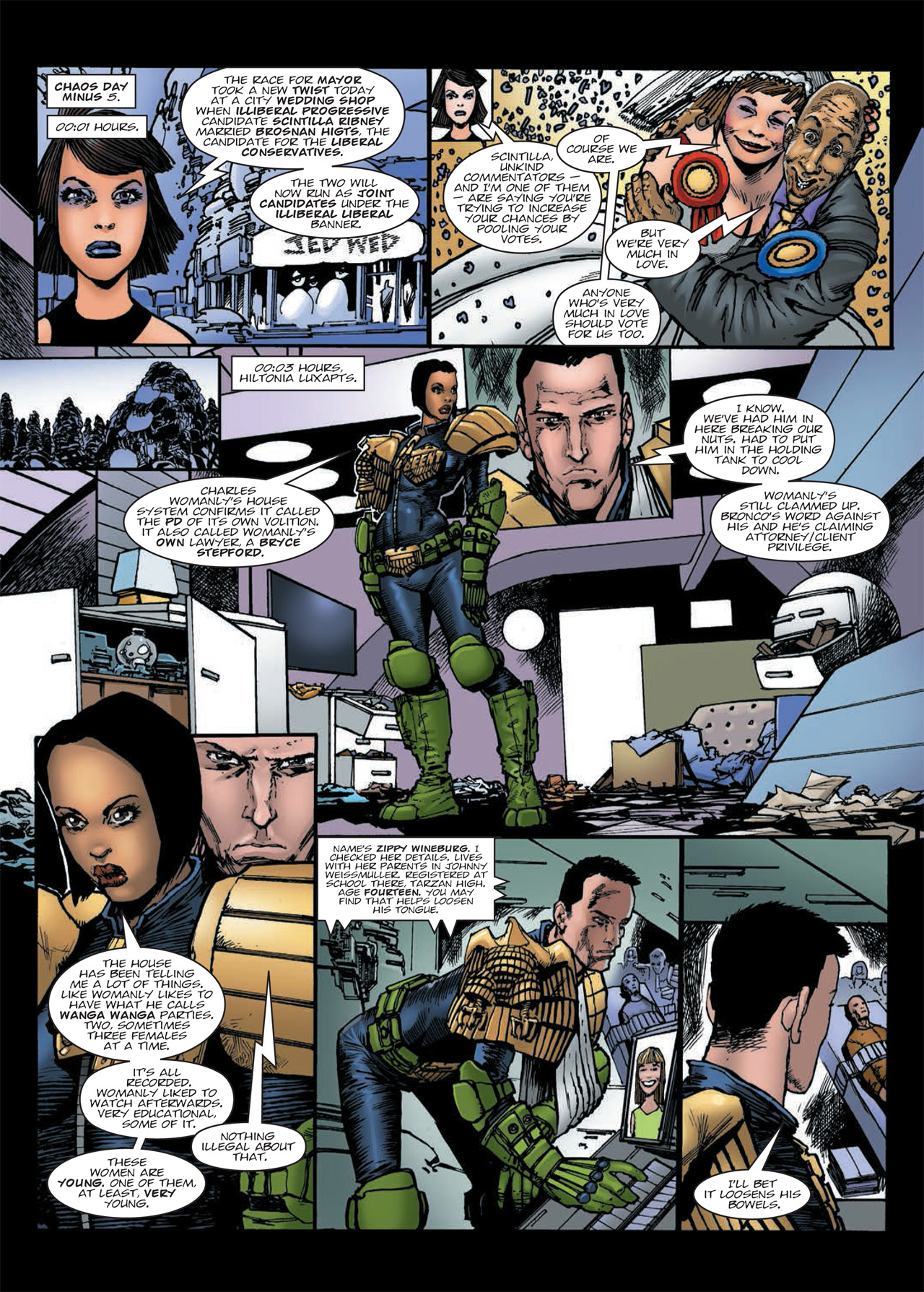 Read online Judge Dredd: Day of Chaos: Endgame comic -  Issue # TPB (Part 1) - 49