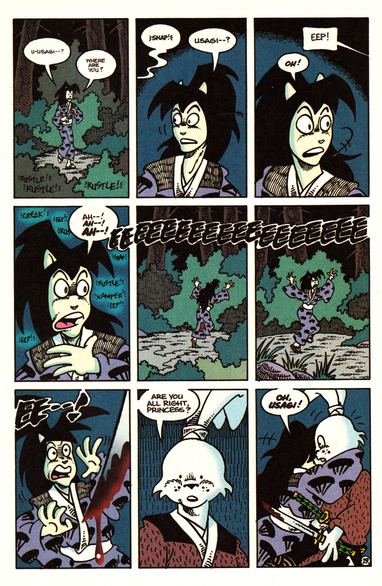 Read online Usagi Yojimbo (1993) comic -  Issue #13 - 19