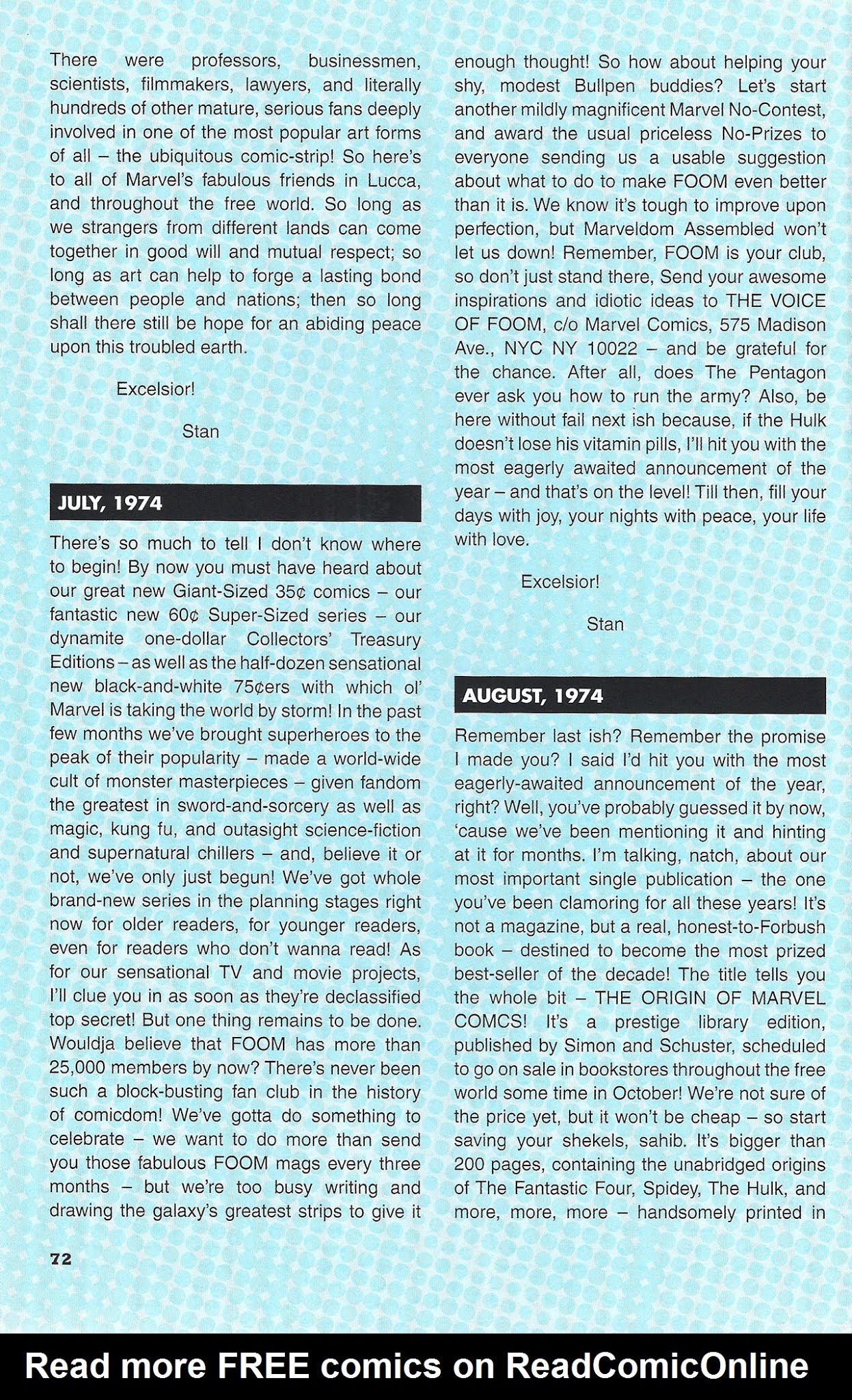 Read online Stan's Soapbox: The Collection comic -  Issue # TPB - 63