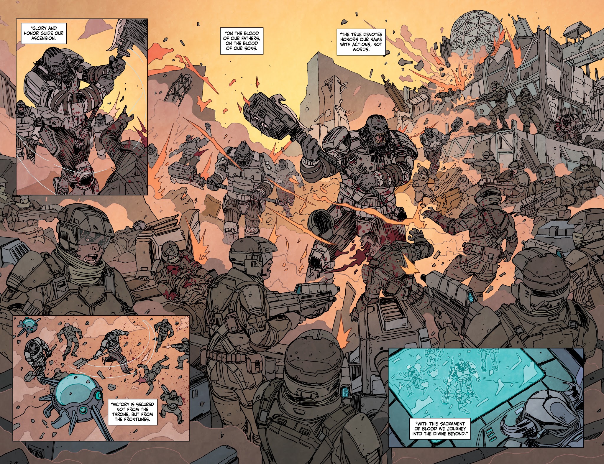 Read online Halo: Rise of Atriox comic -  Issue #2 - 12