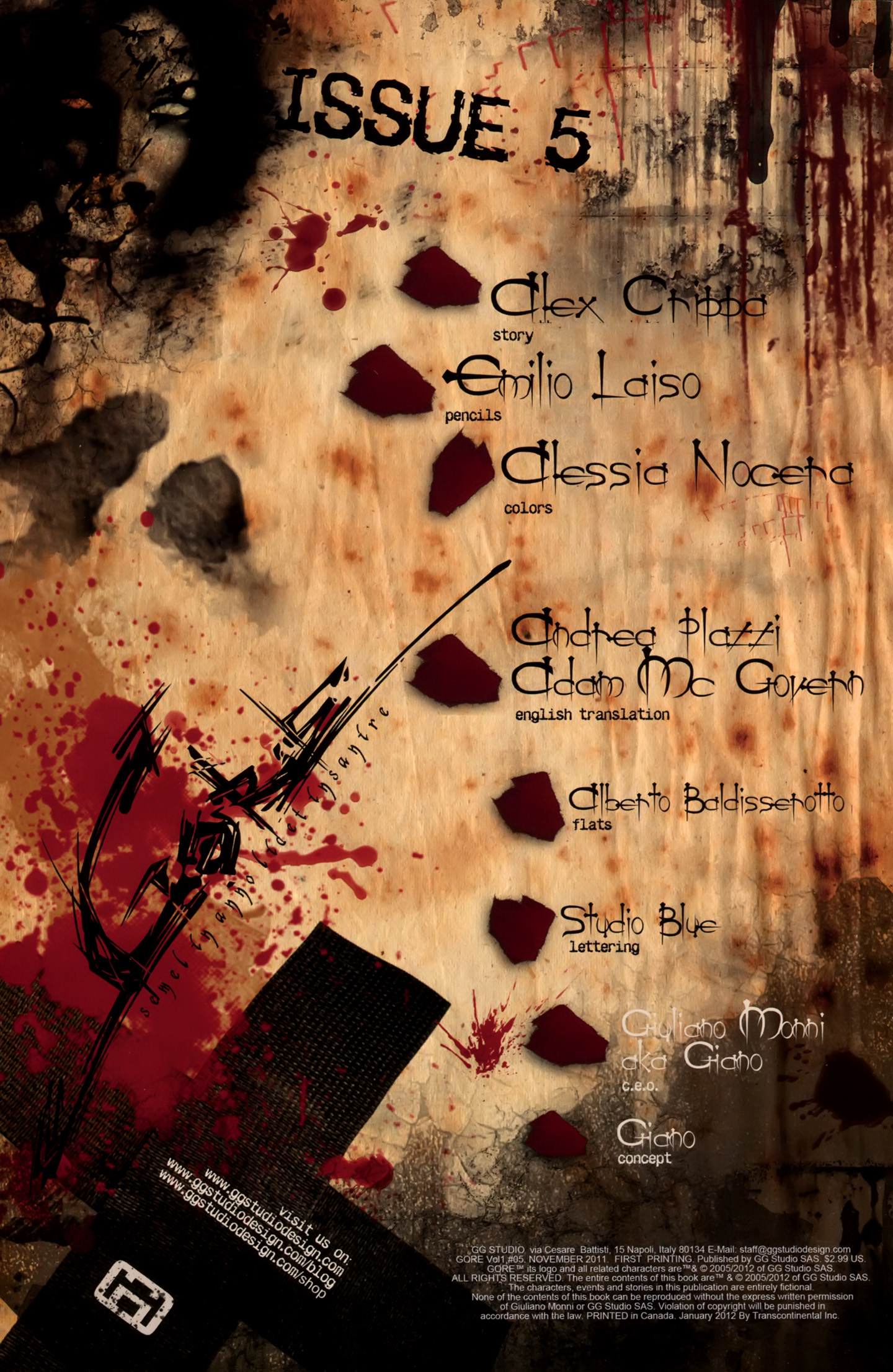 Read online Gore comic -  Issue #5 - 2