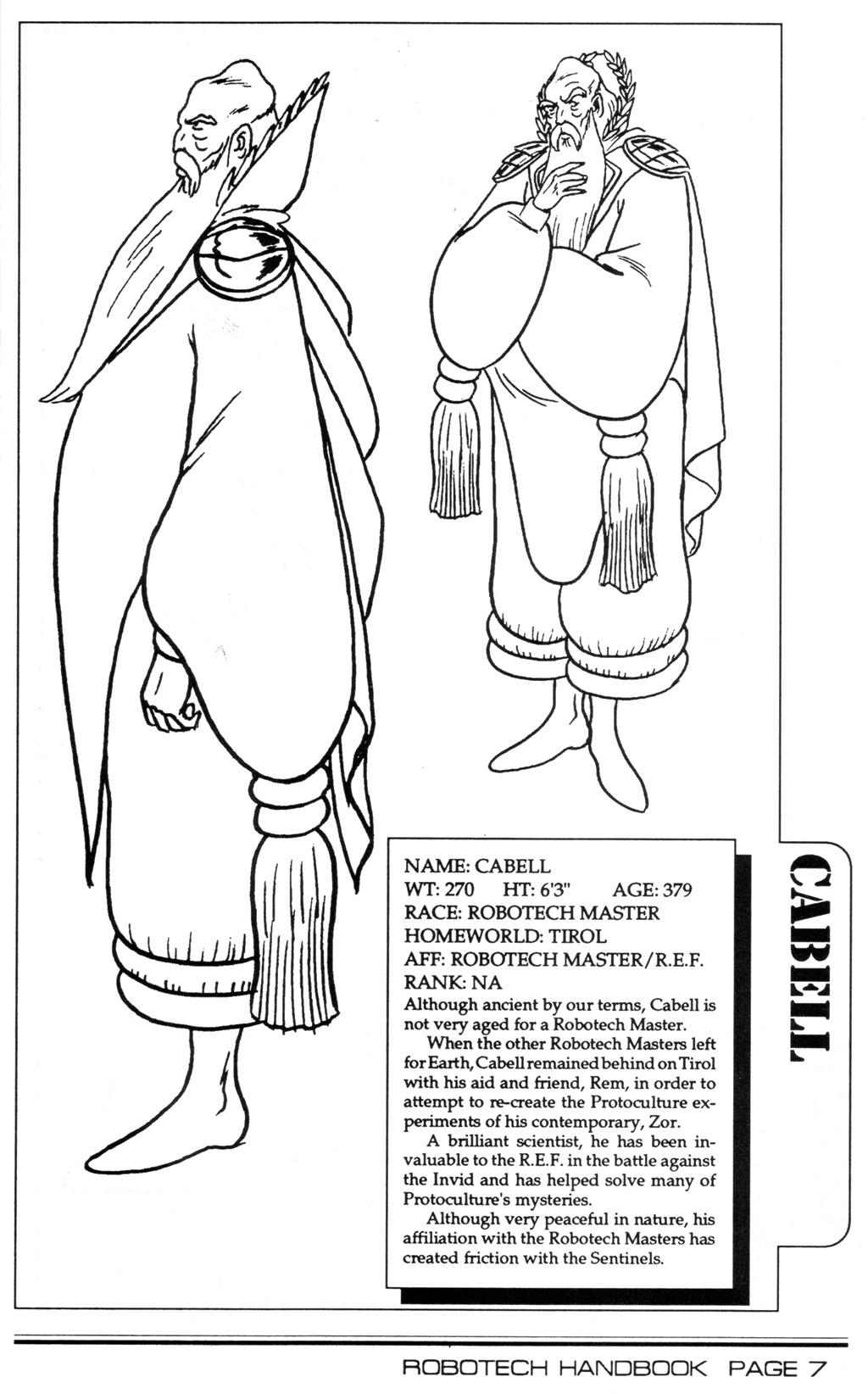 Read online Robotech II: The Sentinels comic -  Issue # _Handbook 1 - 9