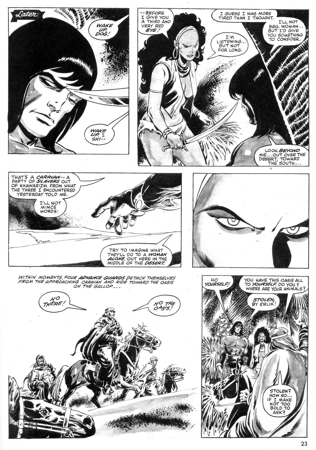 Read online The Savage Sword Of Conan comic -  Issue #55 - 23