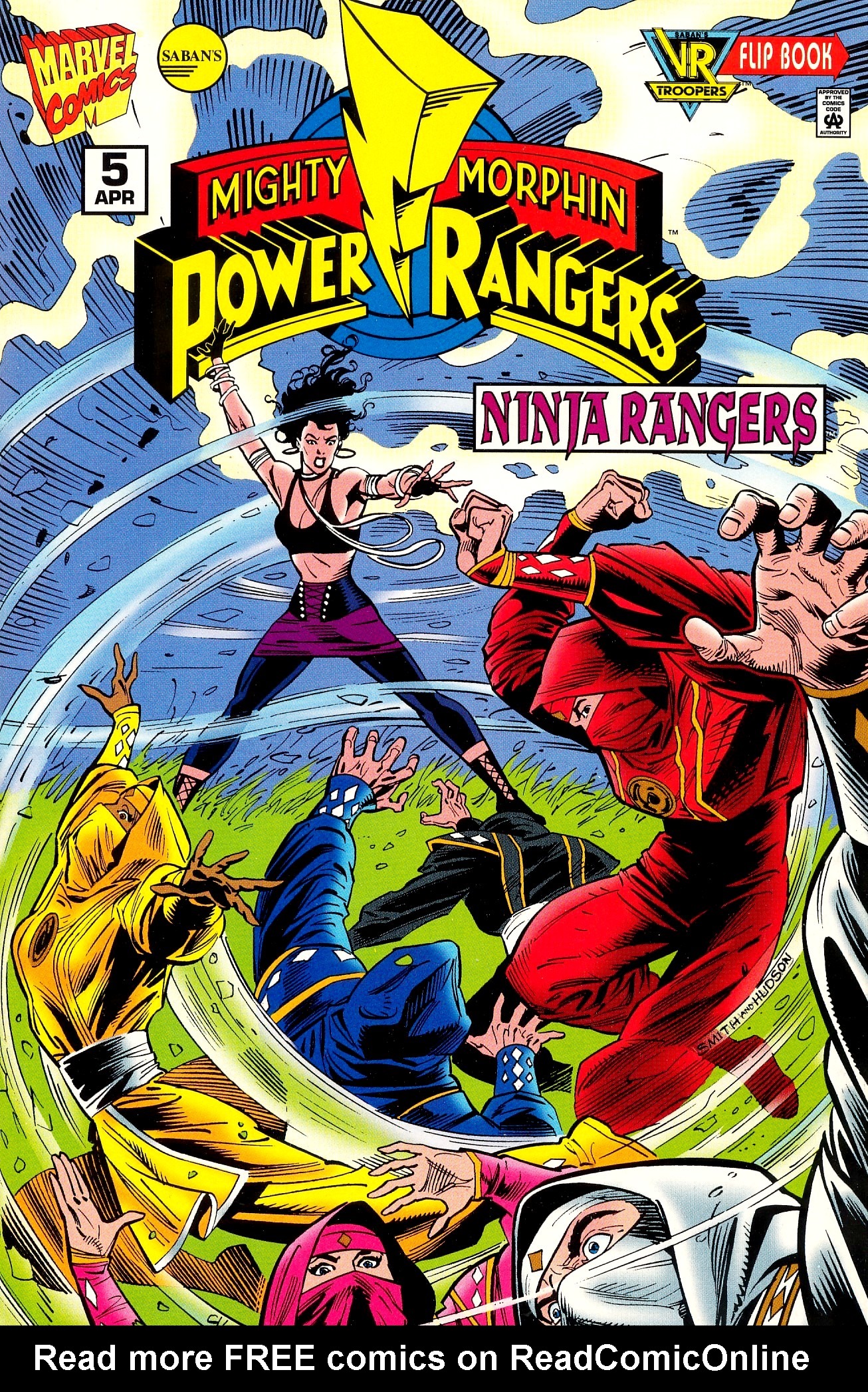 Read online Mighty Morphin Power Rangers: Ninja Rangers/VR Troopers comic -  Issue #5 - 1