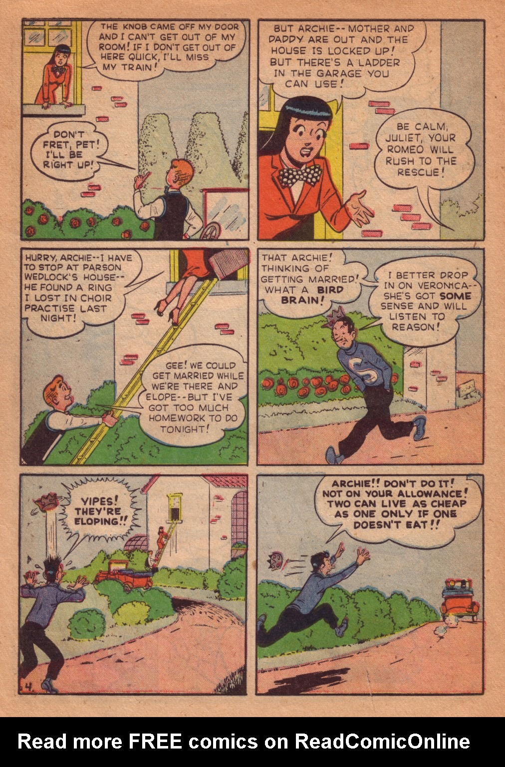 Read online Archie's Pal Jughead comic -  Issue #8 - 6