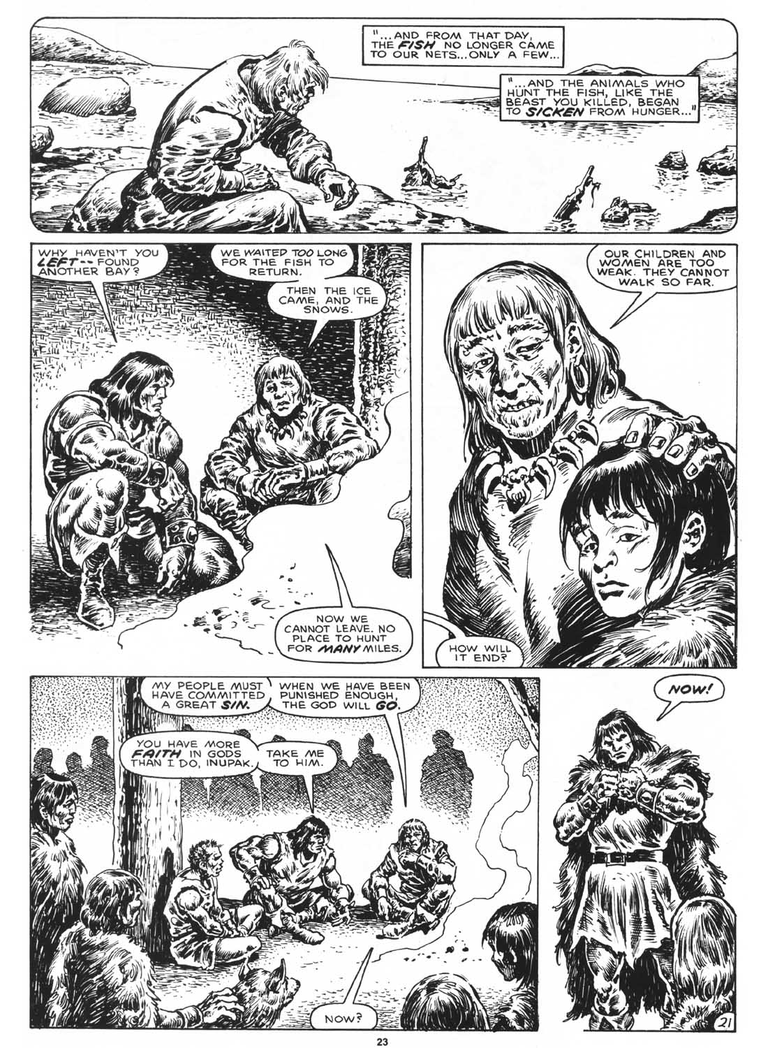 Read online The Savage Sword Of Conan comic -  Issue #168 - 25