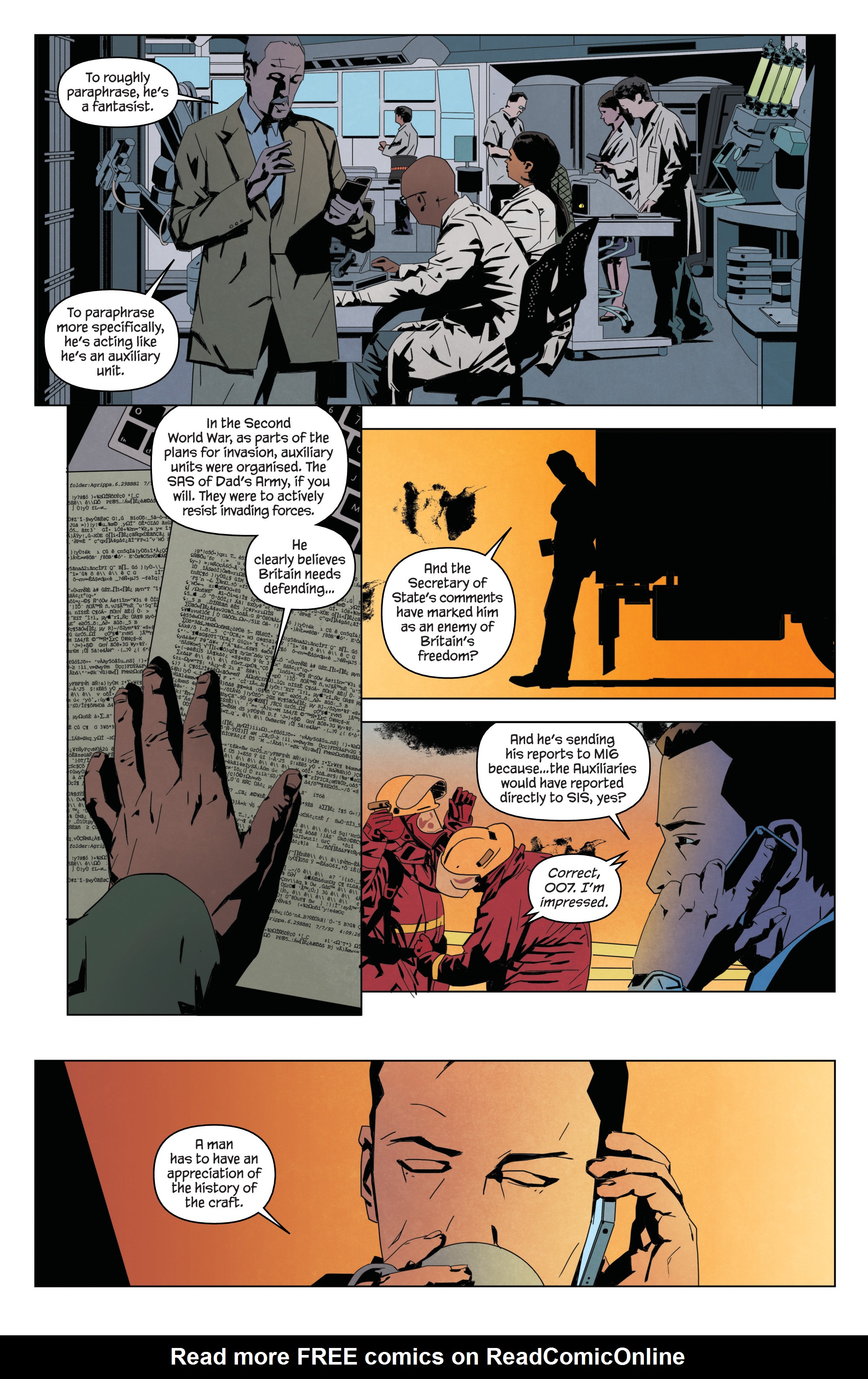 Read Online James Bond Service Comic Issue Full