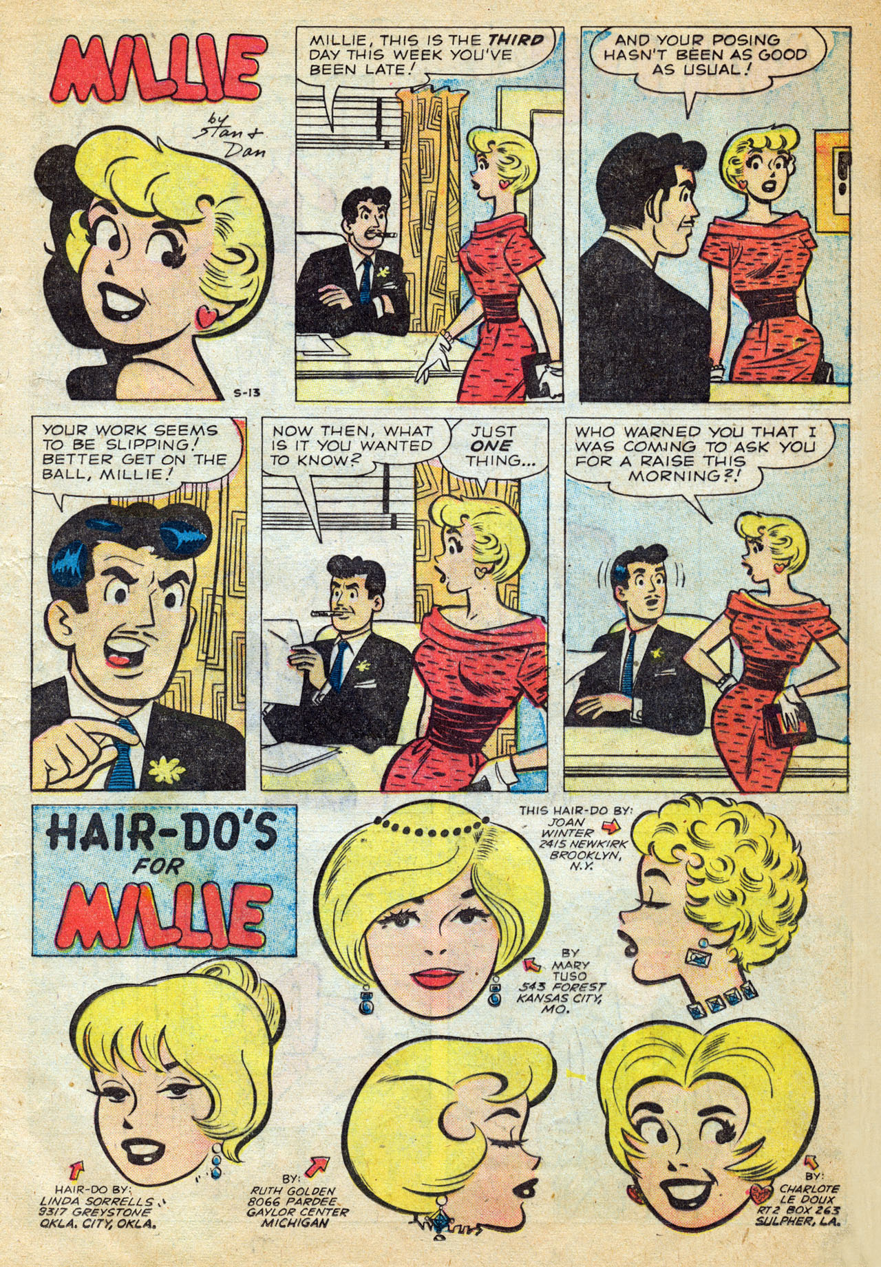 Read online Millie the Model comic -  Issue #86 - 13