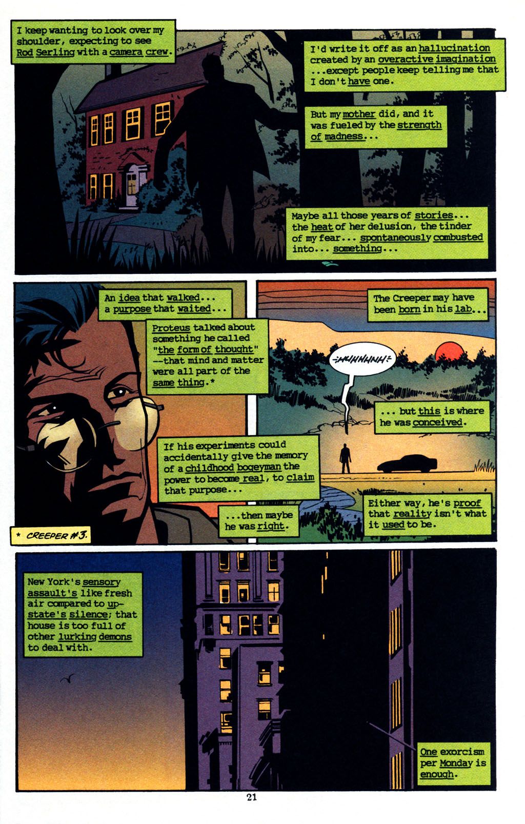 Read online The Creeper (1997) comic -  Issue #4 - 22