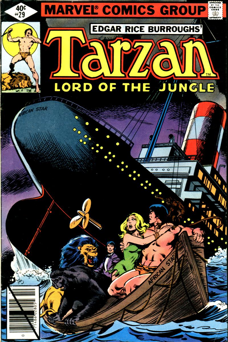 Read online Tarzan (1977) comic -  Issue #29 - 1