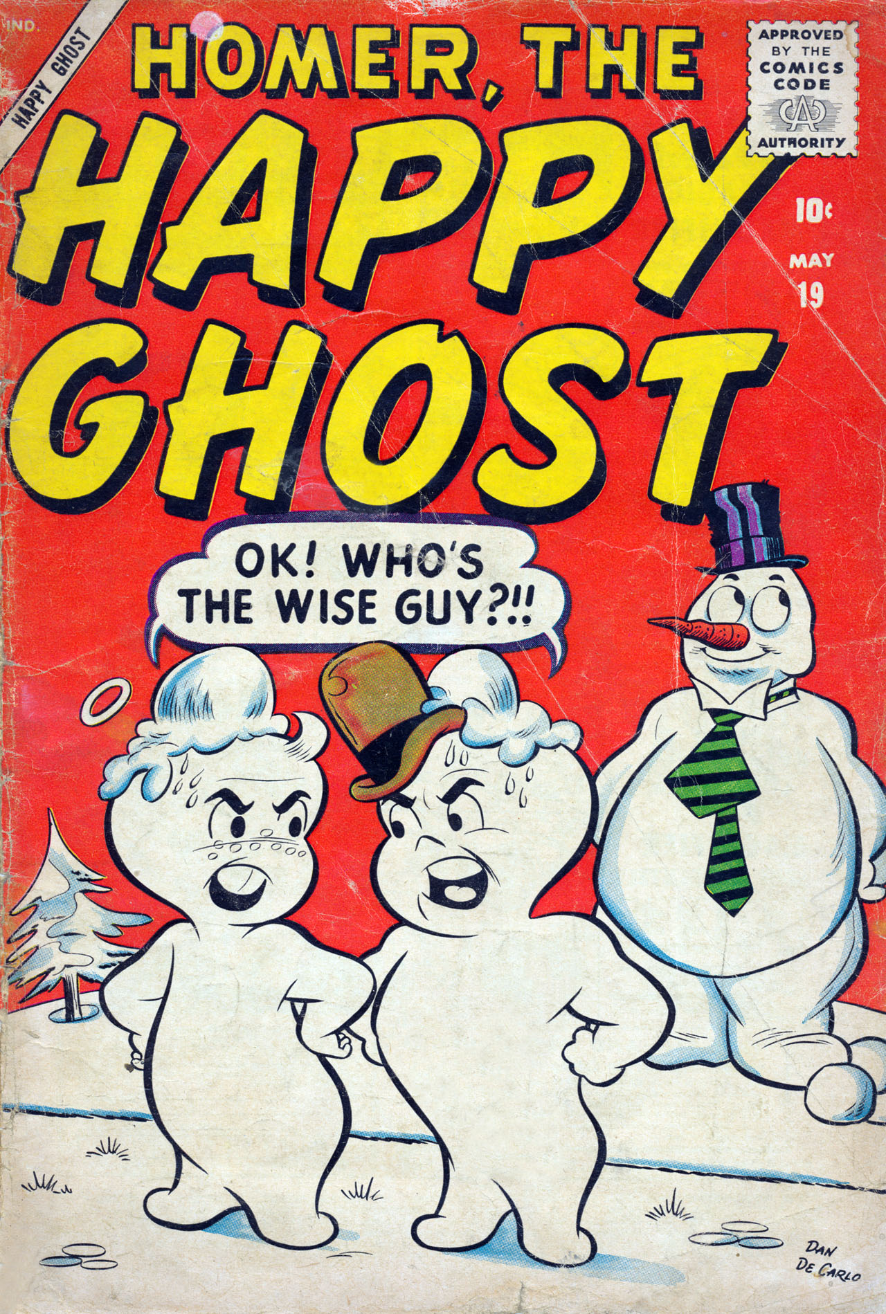 Read online Homer, the Happy Ghost comic -  Issue #19 - 1