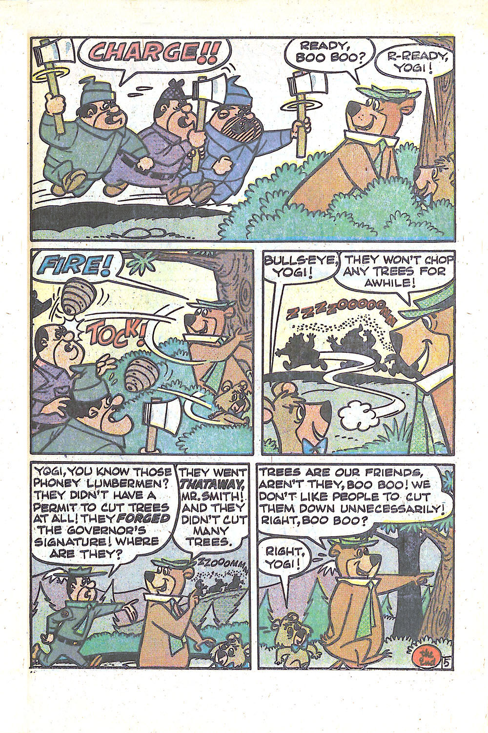 Read online Yogi Bear (1970) comic -  Issue #29 - 31