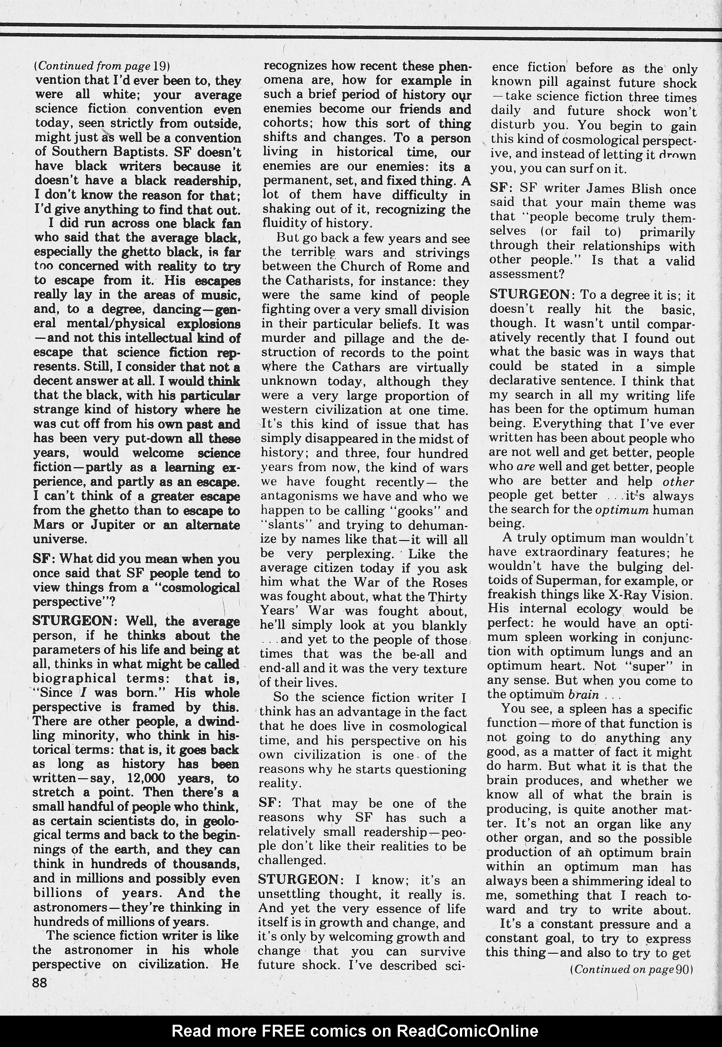 Read online Unknown Worlds of Science Fiction Giant Size Special comic -  Issue # Full - 88