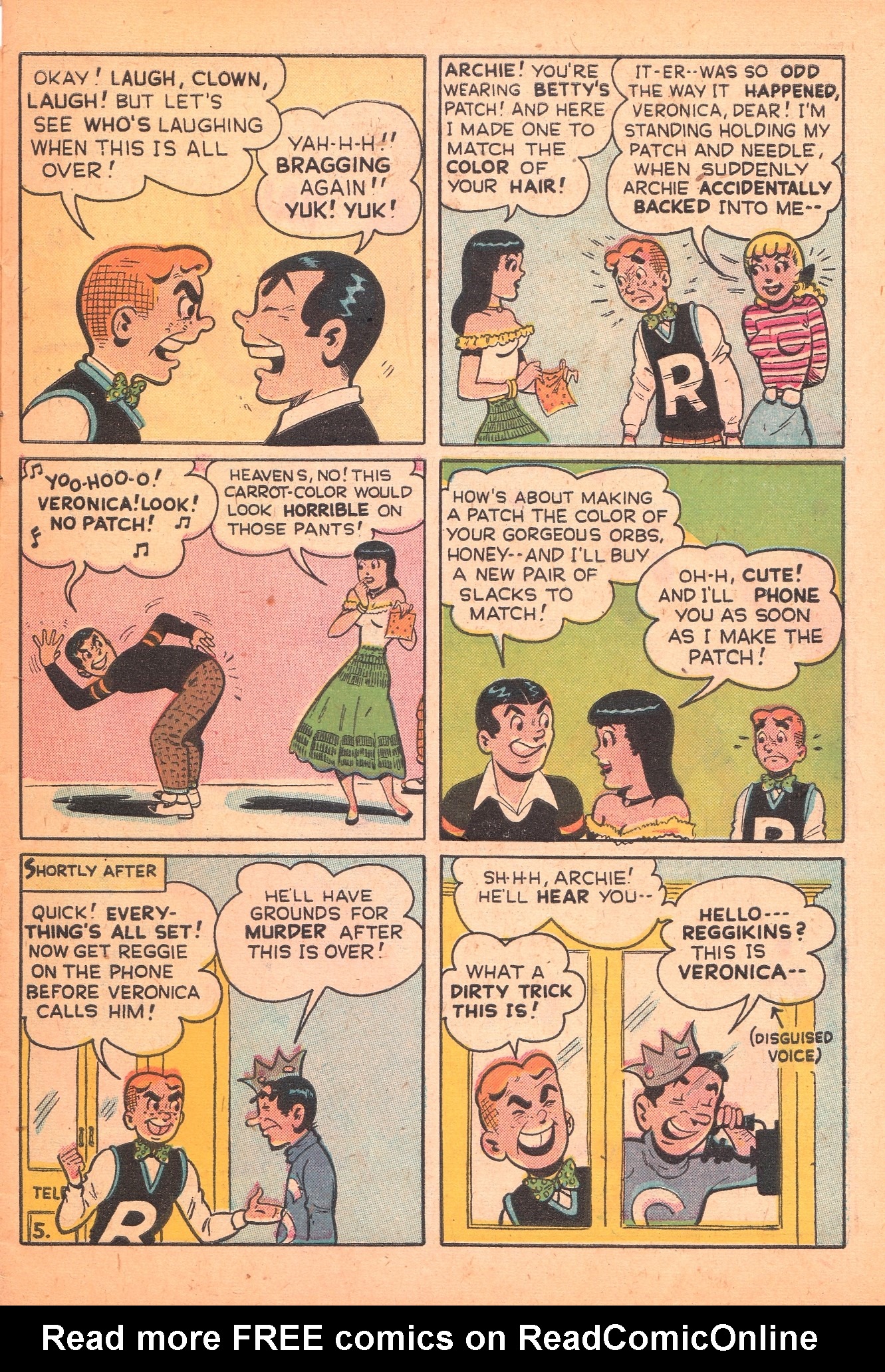Read online Archie's Rival Reggie comic -  Issue #2 - 7