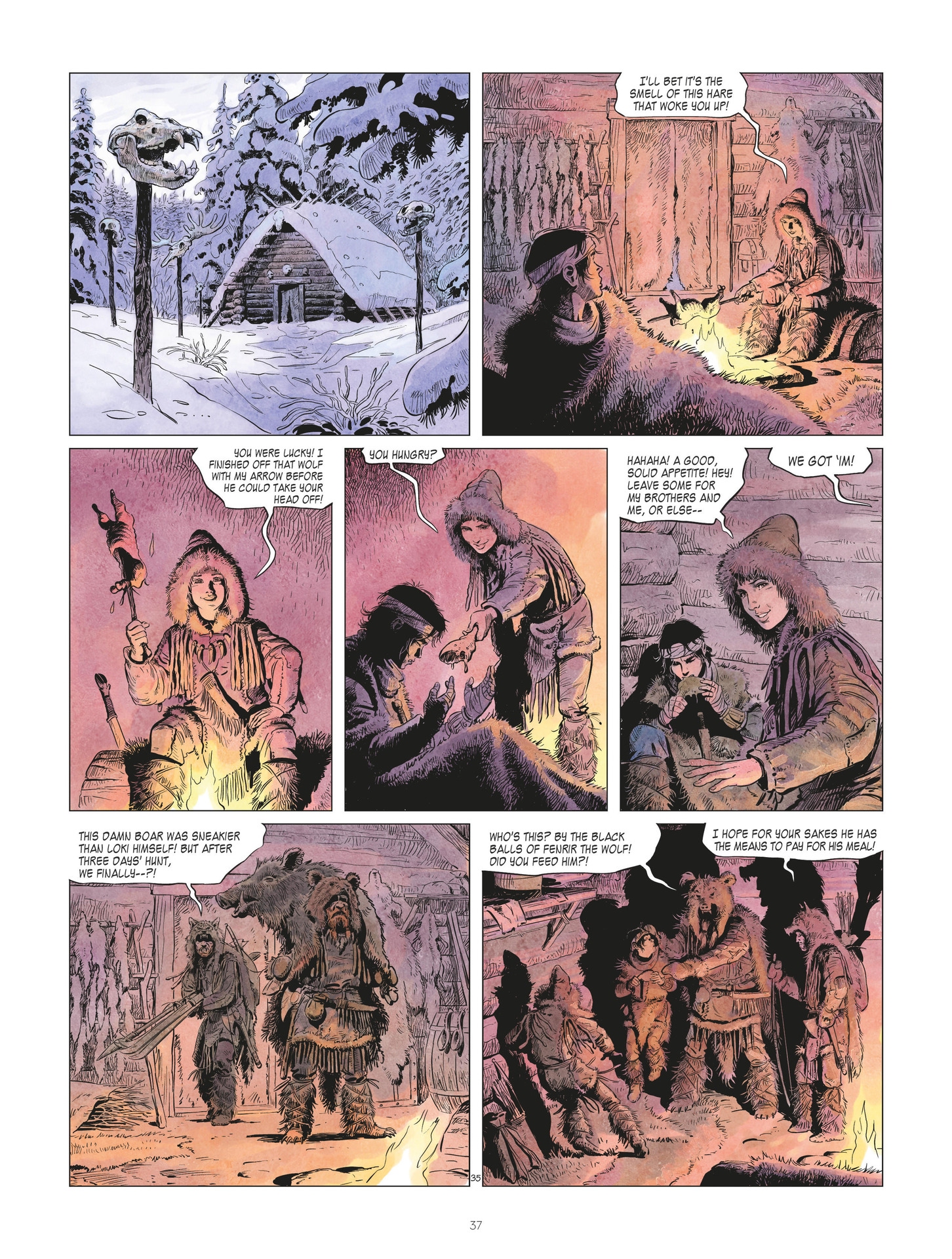 Read online The World of Thorgal: The Young Years comic -  Issue #1 - 37