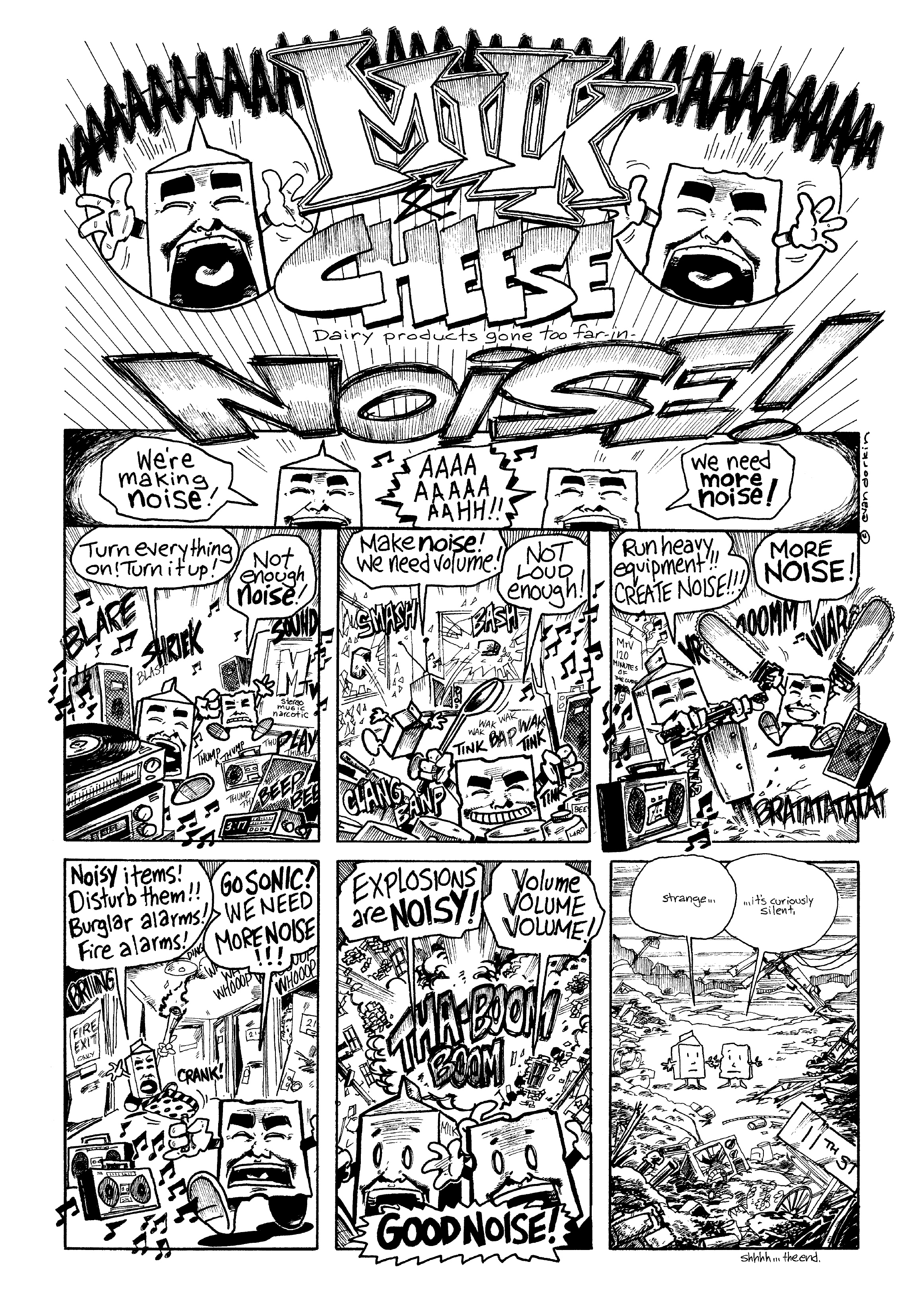 Read online Milk And Cheese: Dairy Products Gone Bad! comic -  Issue # Full - 50