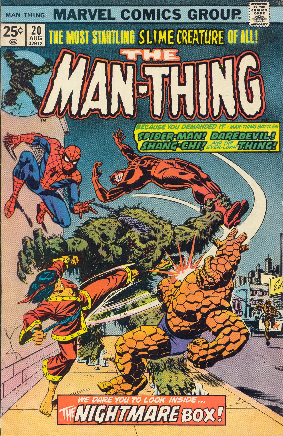 Read online Man-Thing (1974) comic -  Issue #20 - 1