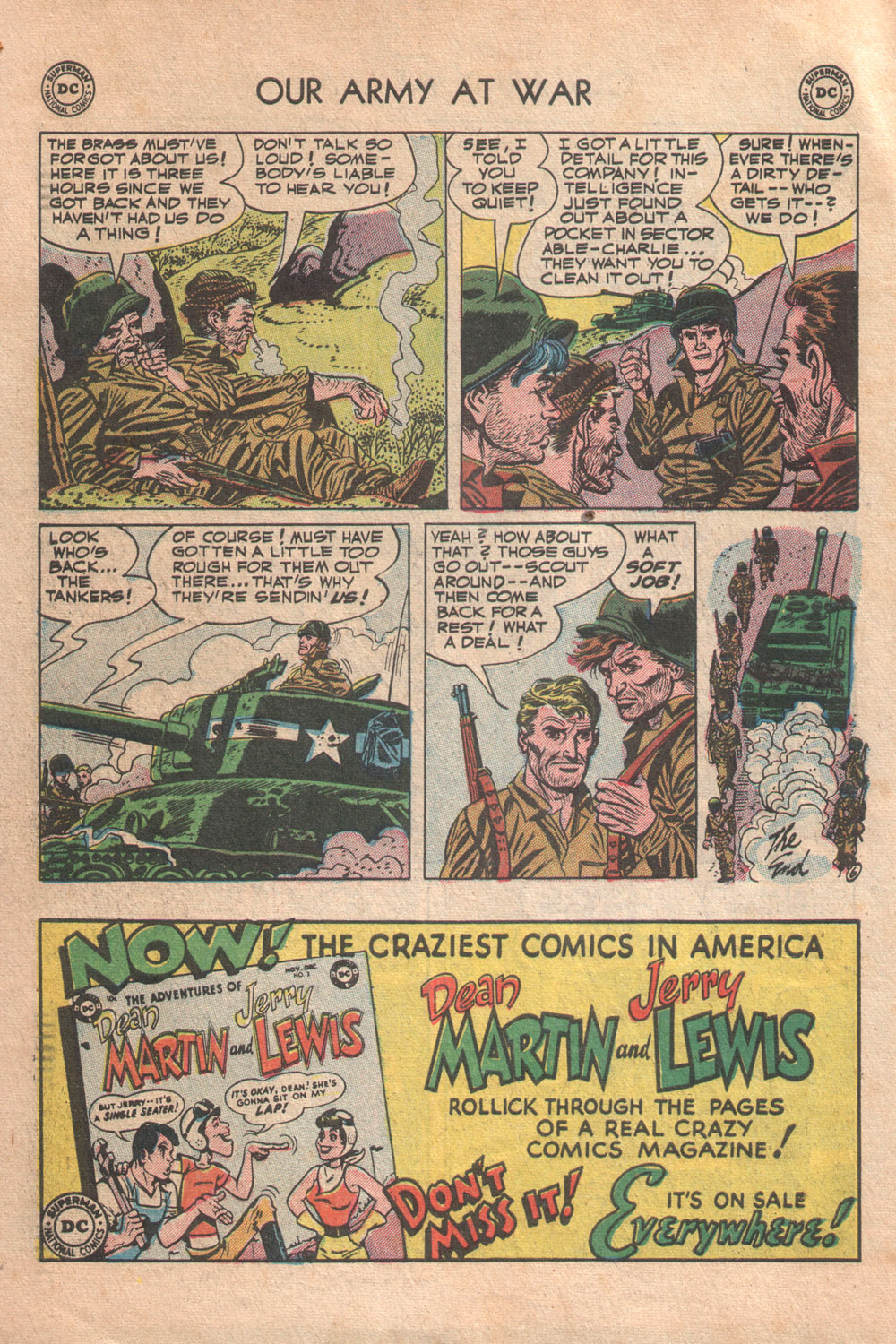 Read online Our Army at War (1952) comic -  Issue #4 - 34