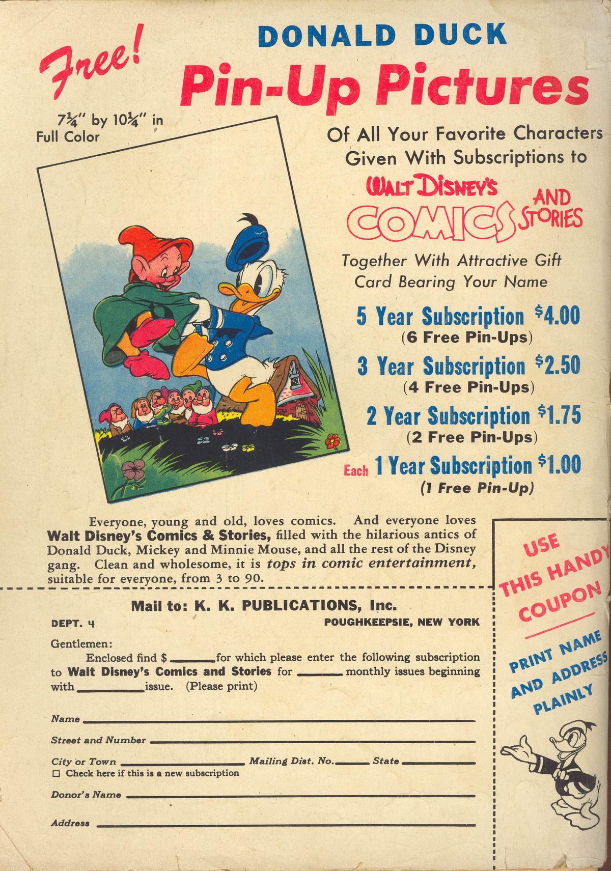 Read online Walt Disney's Comics and Stories comic -  Issue #79 - 52