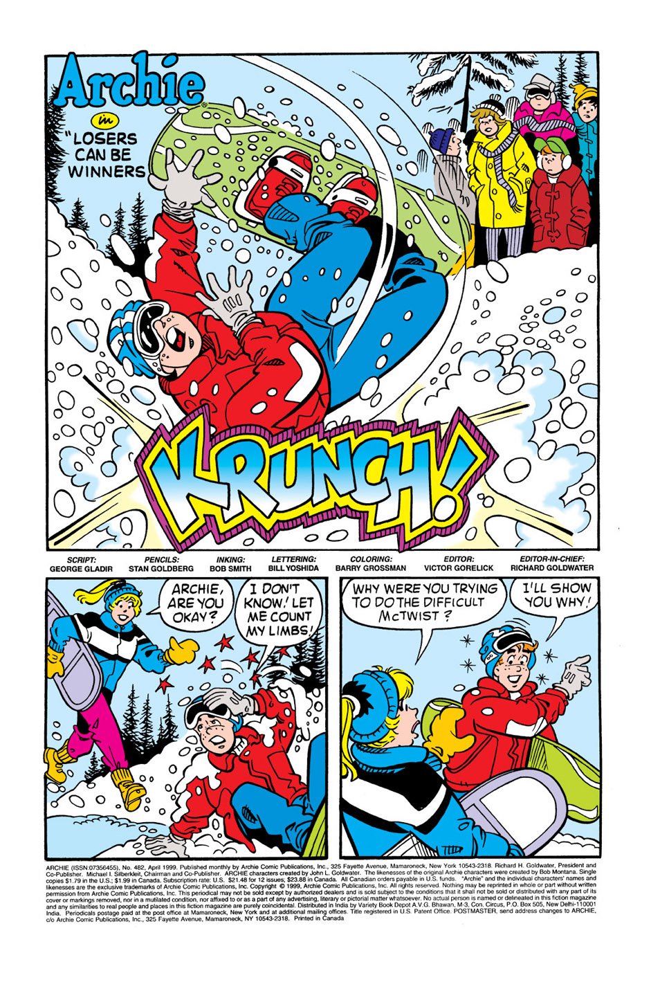 Read online Archie (1960) comic -  Issue #482 - 2