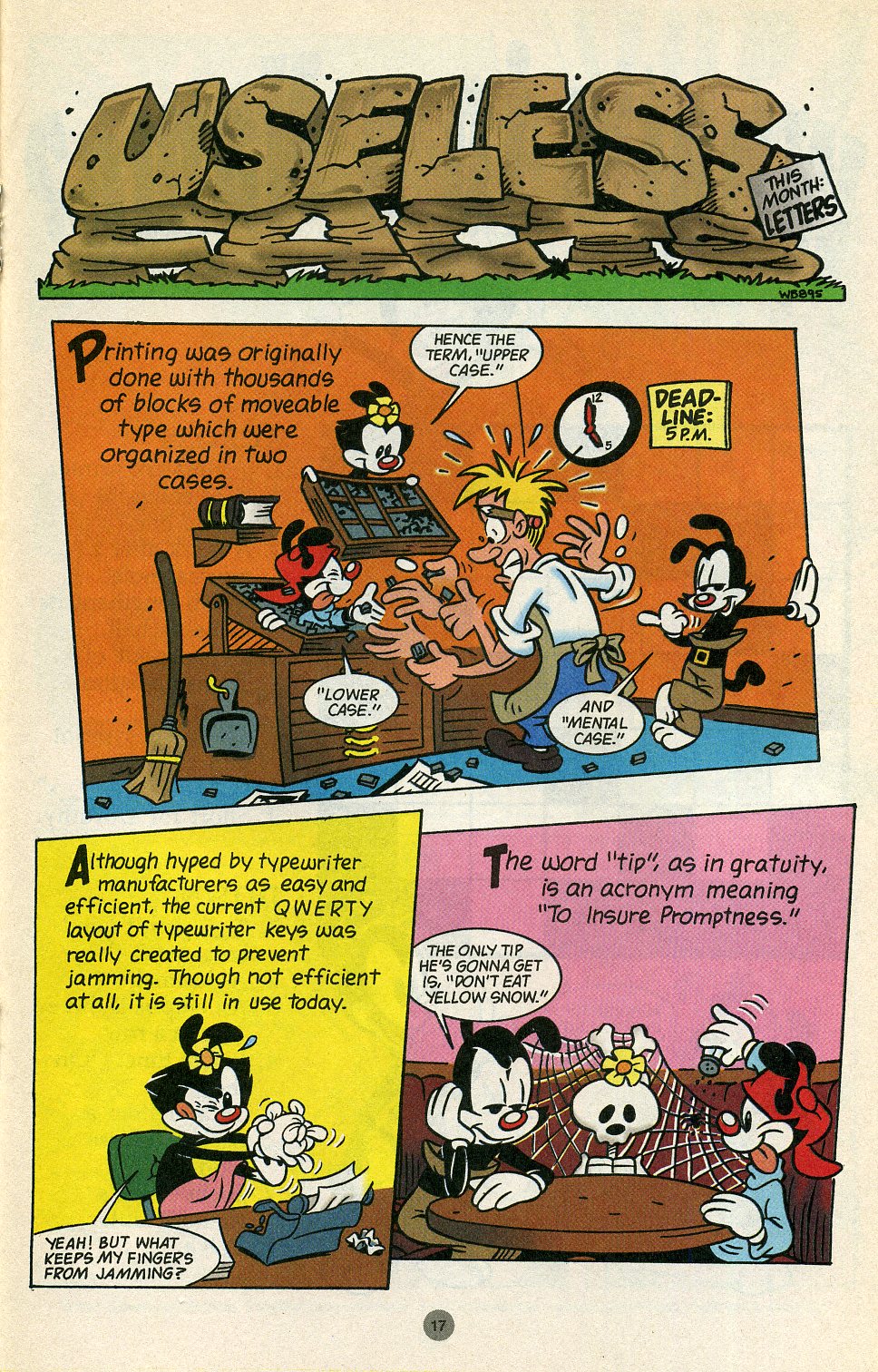 Read online Animaniacs comic -  Issue #10 - 19