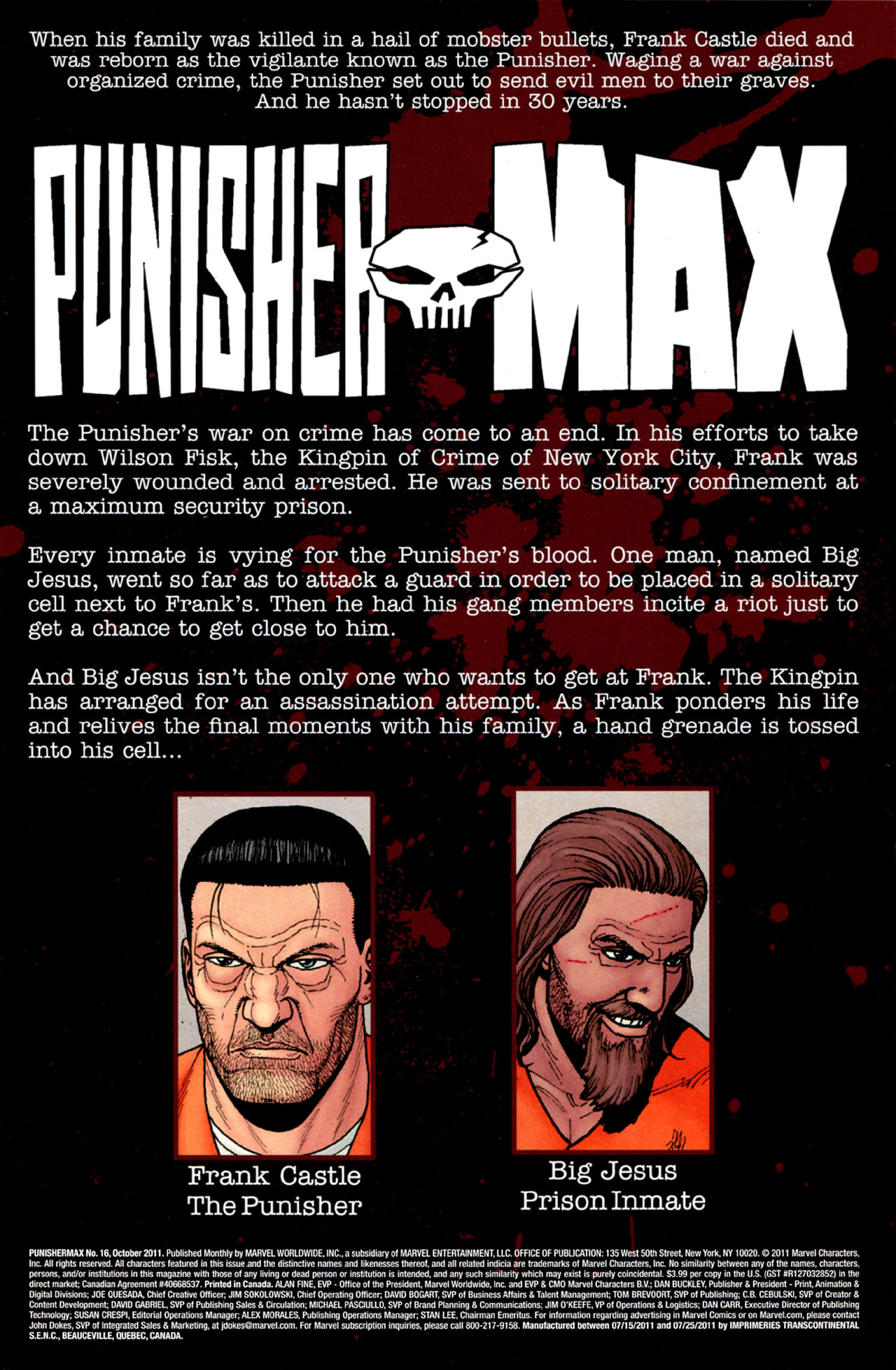 Read online PunisherMAX comic -  Issue #16 - 2