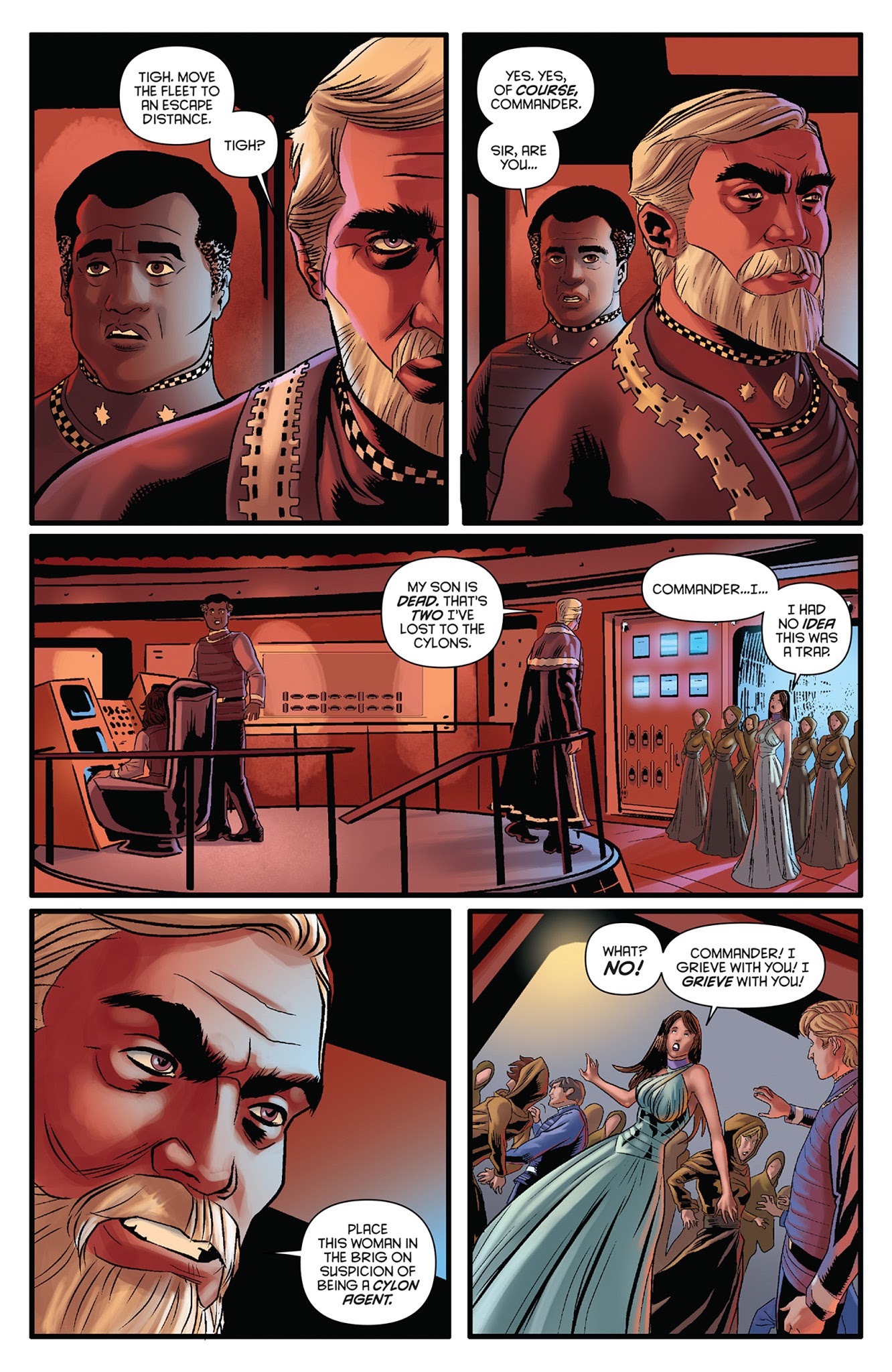 Read online Classic Battlestar Galactica: The Death of Apollo comic -  Issue #2 - 17