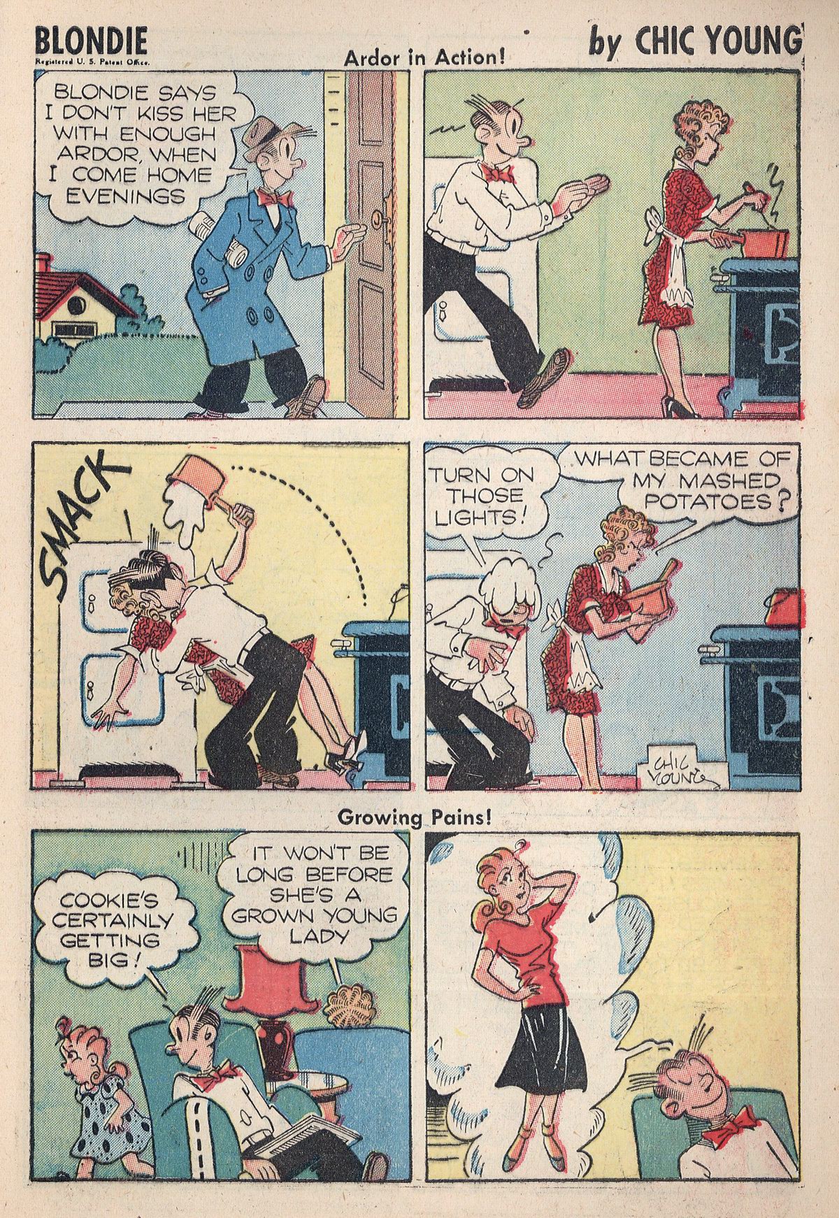 Read online Blondie Comics (1947) comic -  Issue #11 - 32
