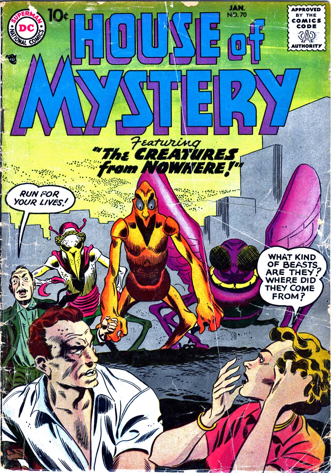 Read online House of Mystery (1951) comic -  Issue #70 - 1