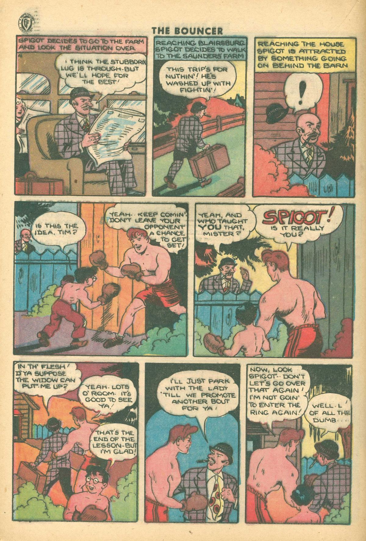 Read online The Bouncer (1944) comic -  Issue #14 - 16