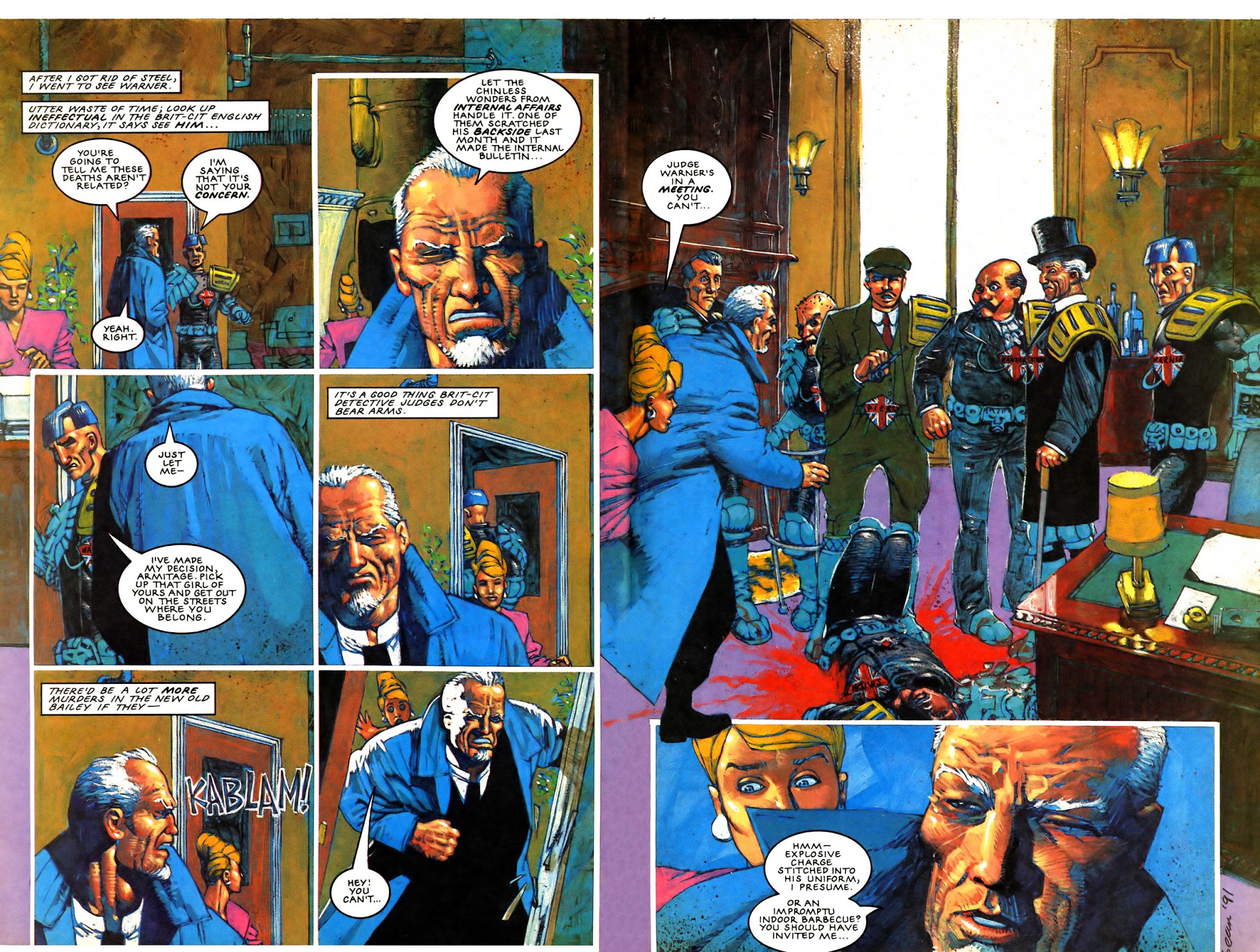 Read online Judge Dredd: The Megazine comic -  Issue #10 - 42