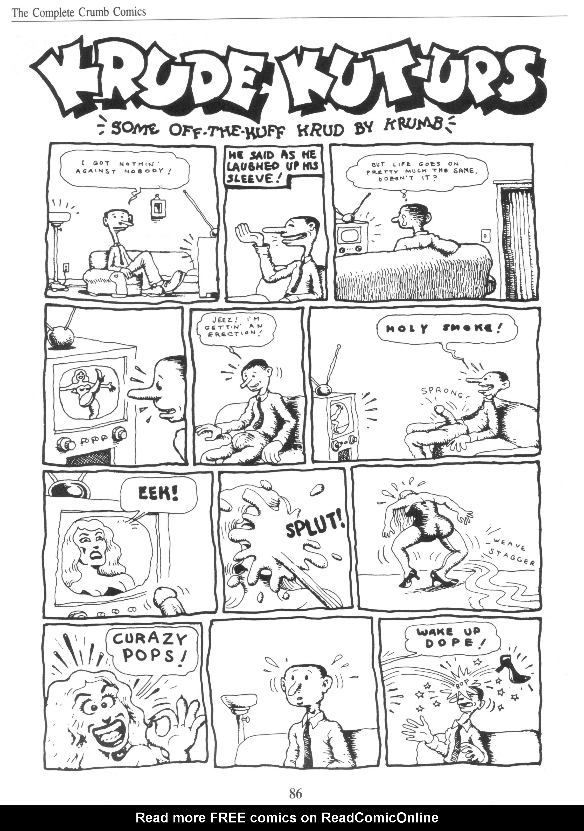 Read online The Complete Crumb Comics comic -  Issue # TPB 6 - 96