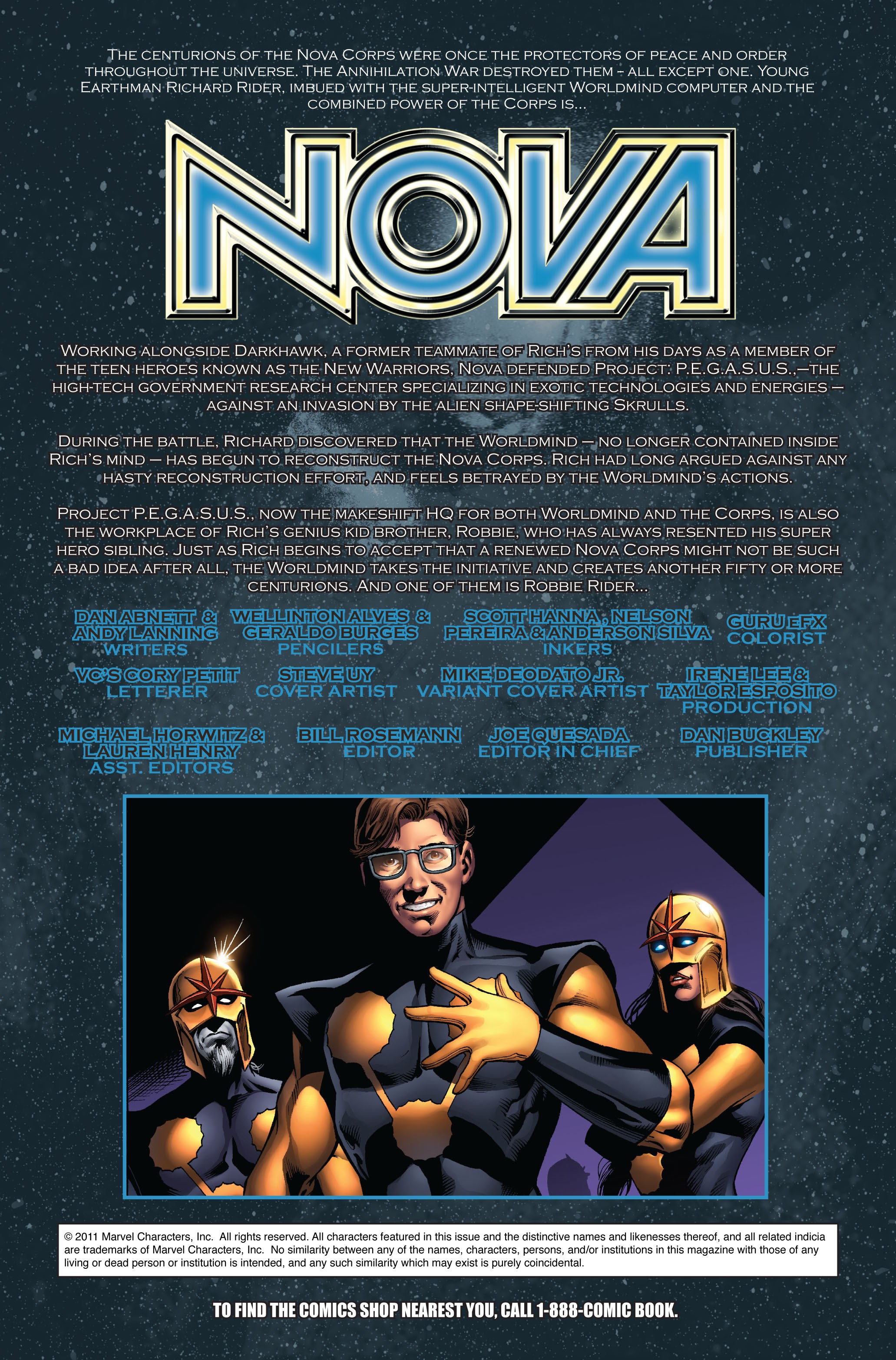 Read online Nova (2007) comic -  Issue #20 - 2