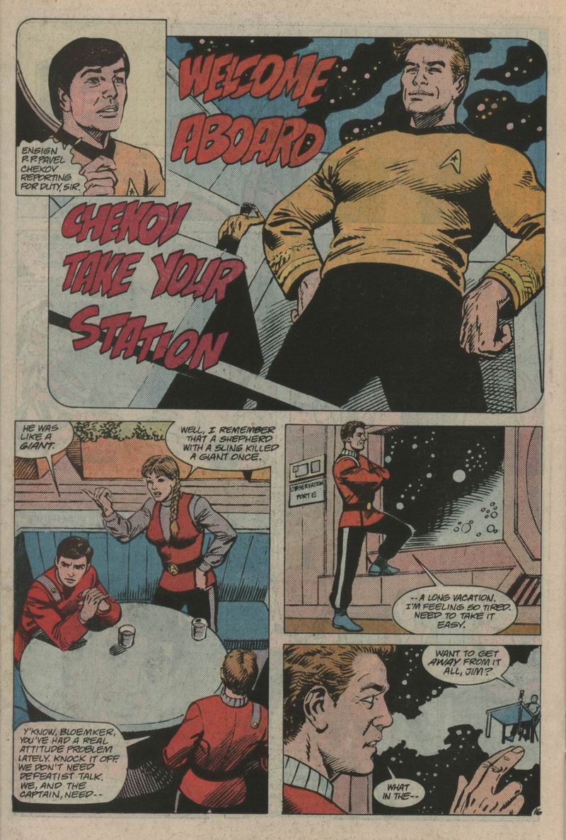 Read online Star Trek (1984) comic -  Issue #53 - 16