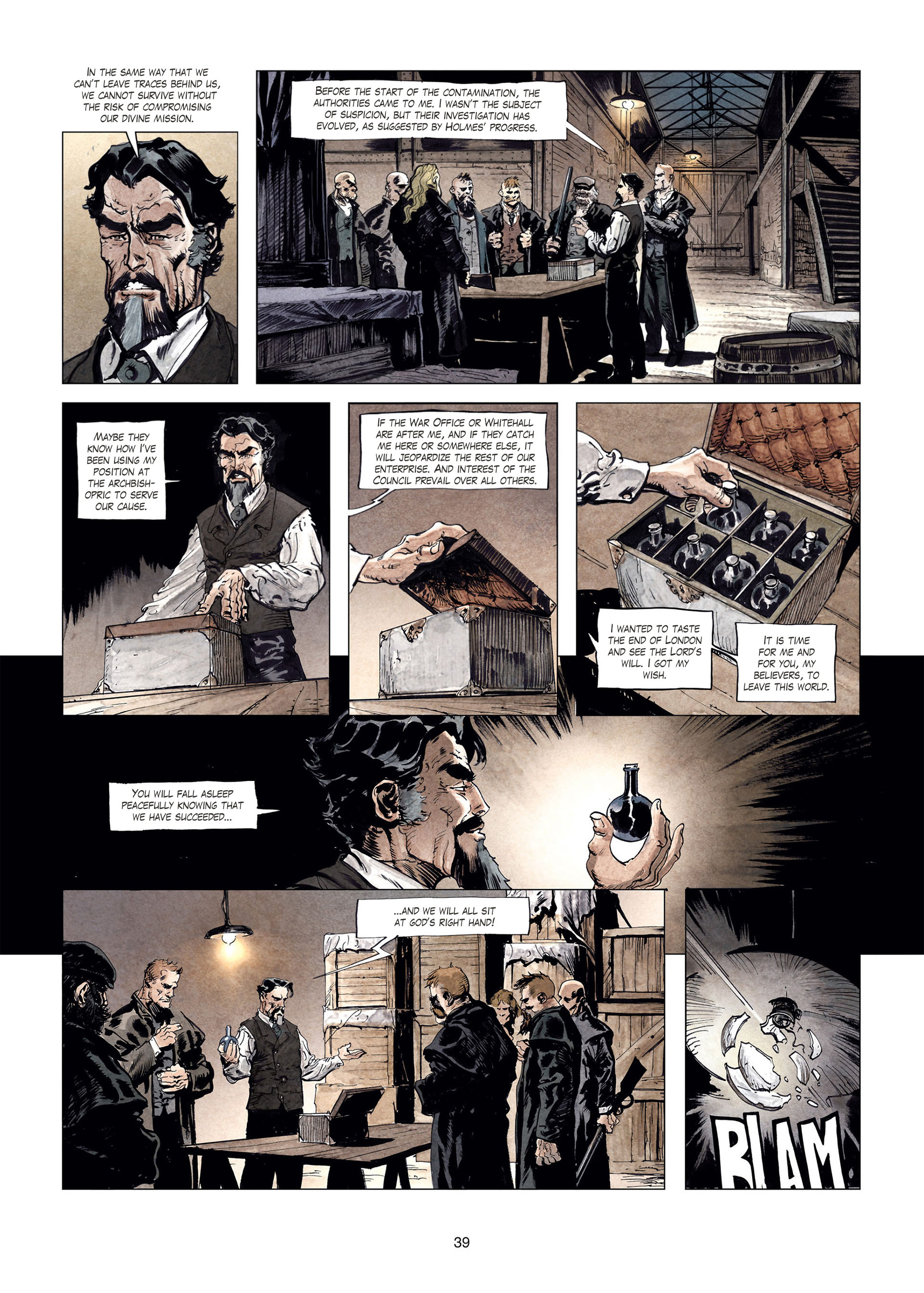 Read online Sherlock Holmes Society Tome 4 : Contamination comic -  Issue # Full - 39